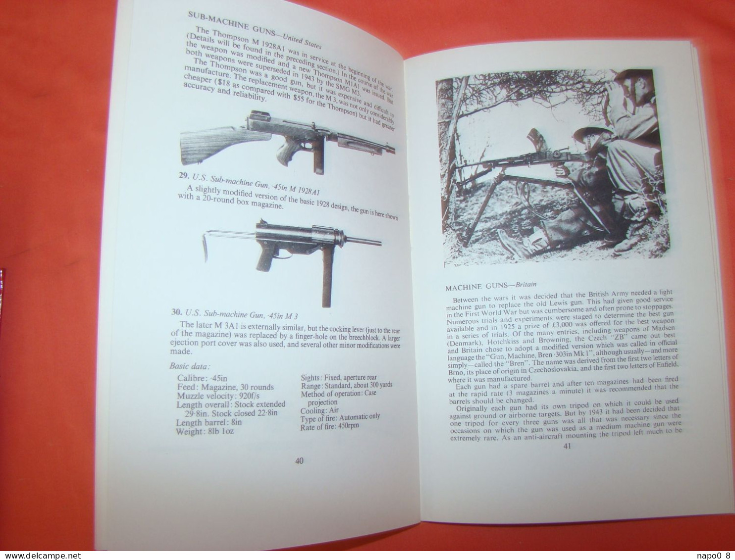 British And American  Infantry Weapons Of World War 2 " AJ Barker " - English