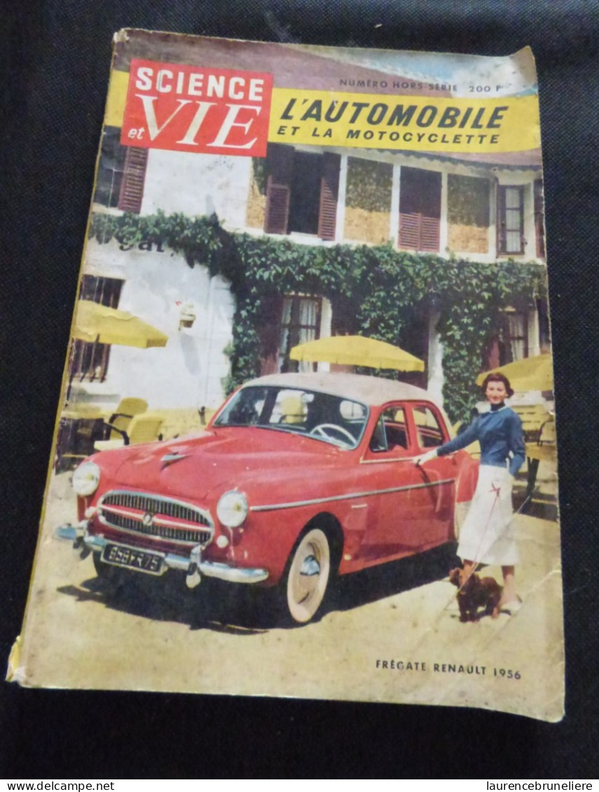 SCIENCE ET VIE - L' AUTOMOBILE ET LA MOTOCYCLETTE 1955-1956 - Auto/Moto