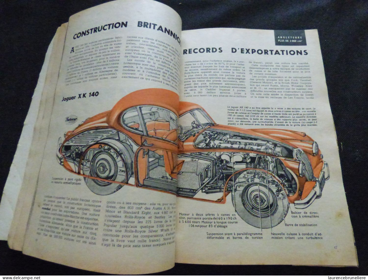 SCIENCE ET VIE - L' AUTOMOBILE ET LA MOTOCYCLETTE 1955-1956