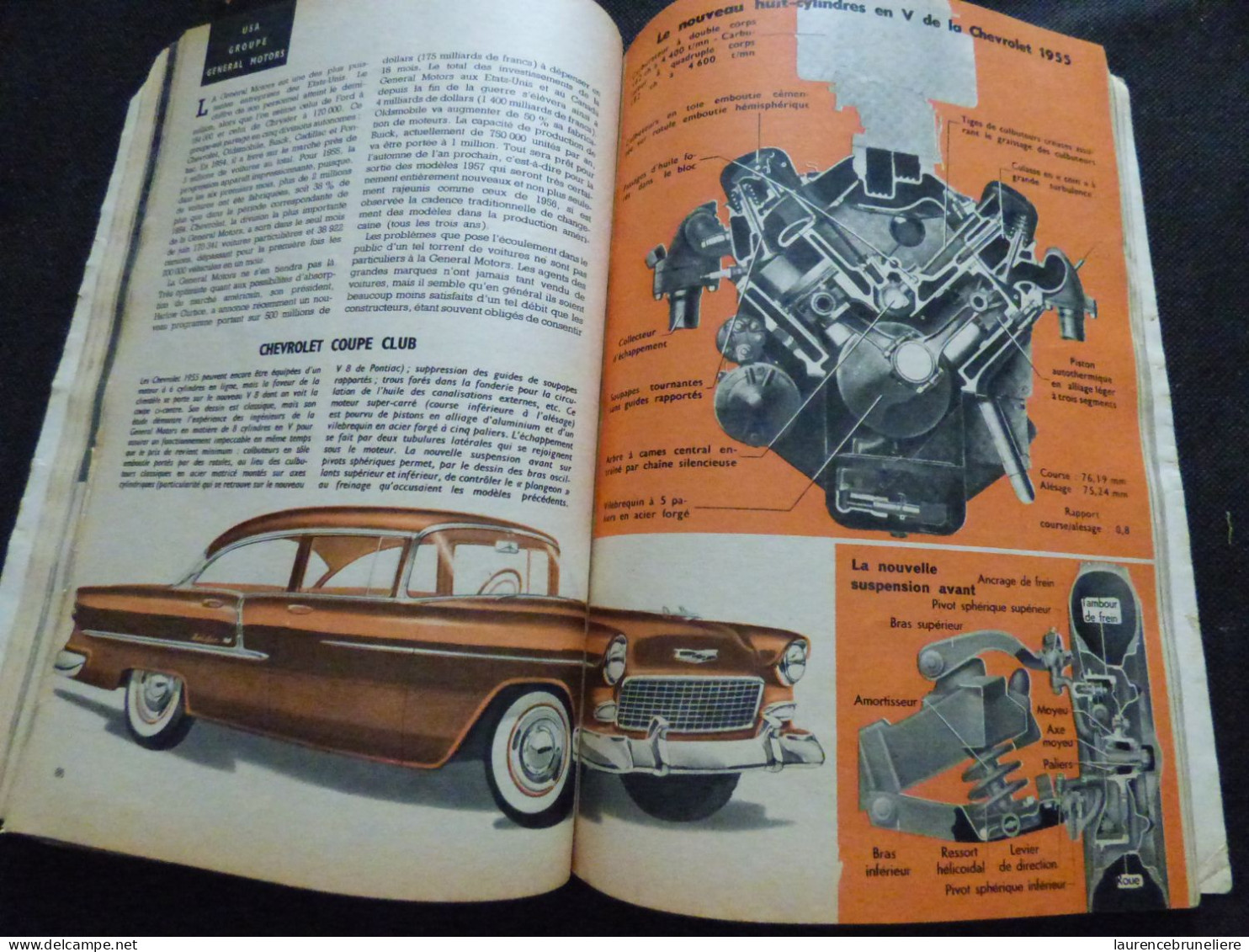 SCIENCE ET VIE - L' AUTOMOBILE ET LA MOTOCYCLETTE 1955-1956