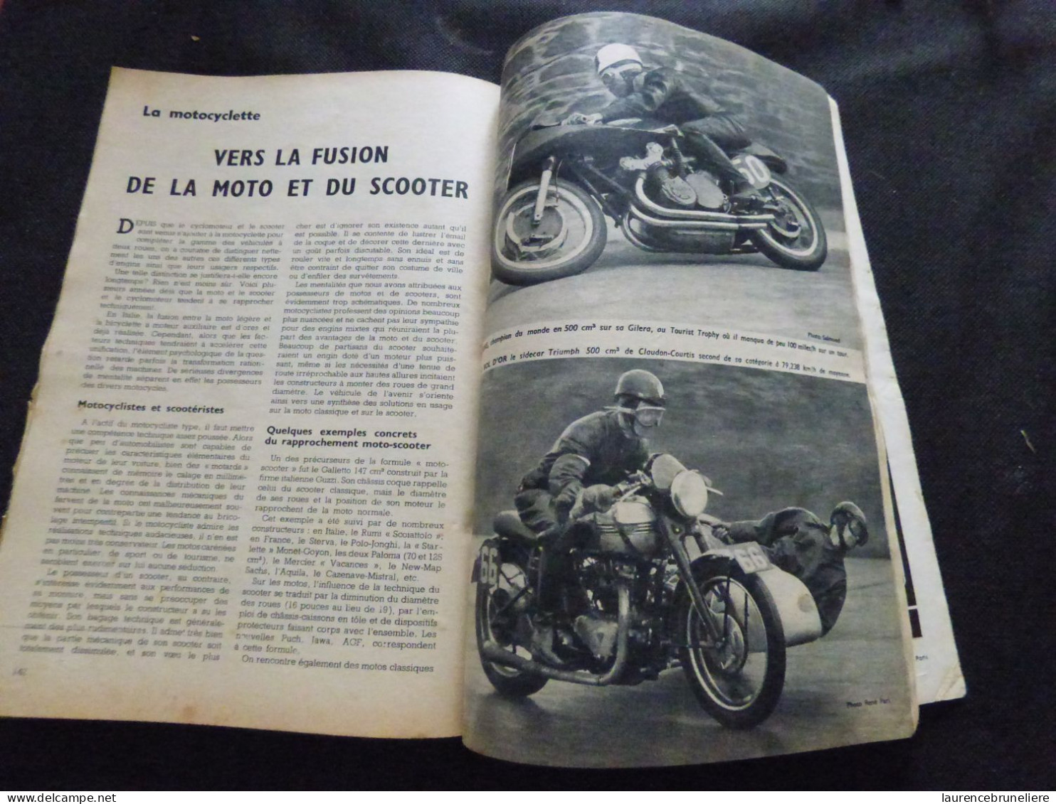 SCIENCE ET VIE - L' AUTOMOBILE ET LA MOTOCYCLETTE 1955-1956