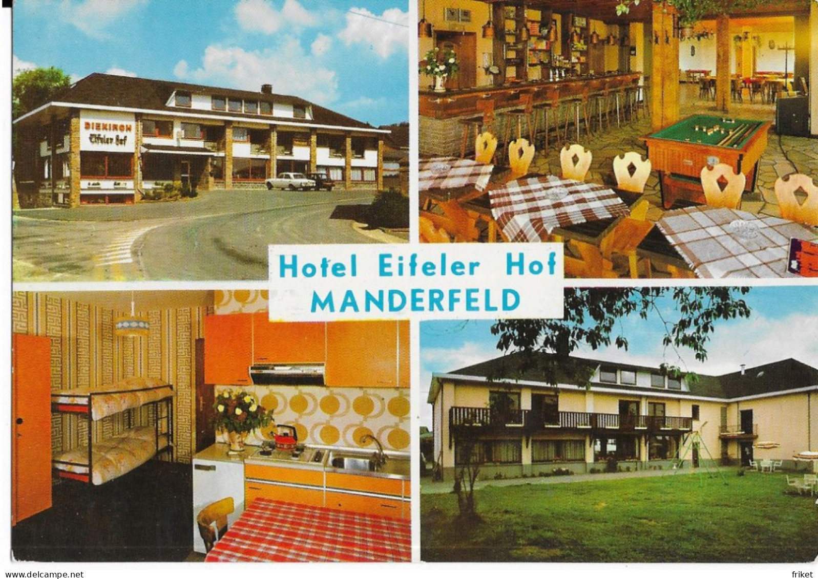 - 3357 - MANDERFELD  (Bullange Et Environs )  Hotel Eifeler Hof ( Grand Format ) - Bullange - Buellingen