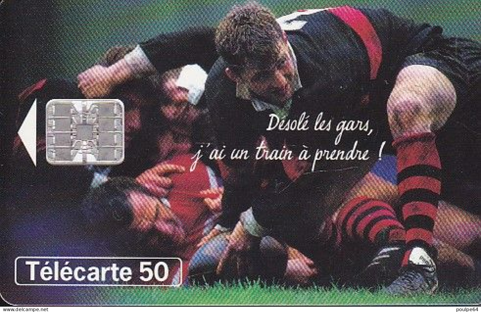 F623- 02/1996 - SNCF - TOULOUSE RUGBY - 50 SC7 - 1996