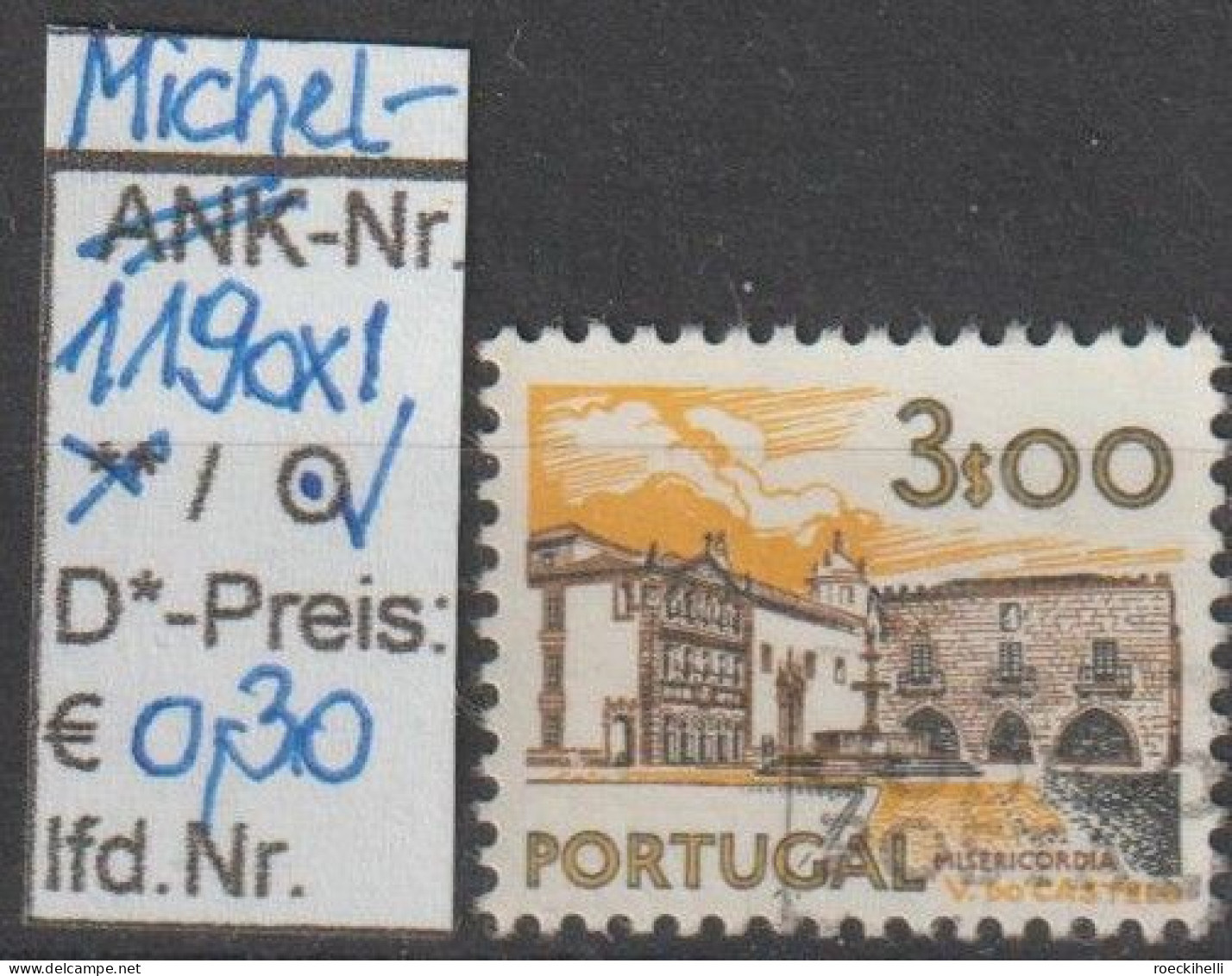 1972 - PORTUGAL - FM/DM "...Baudenkmäler - Hospital" 3,00 E Mehrf. - O Gestempelt - S.Scan (port 1190xIo) - Oblitérés