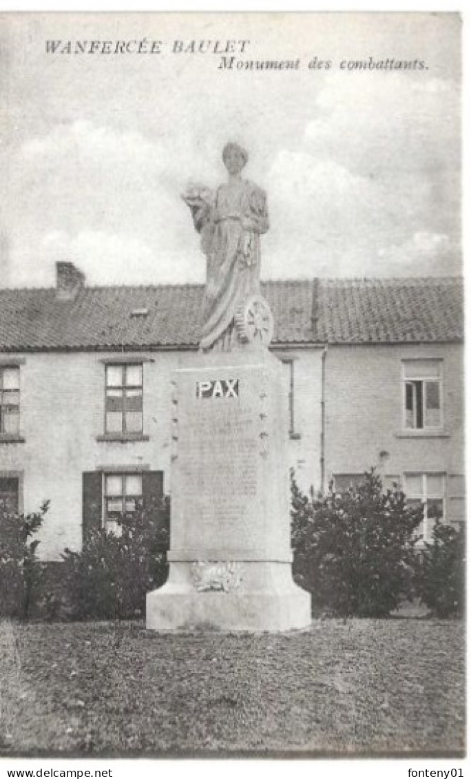 Wanfercée-Baulet  --  Monument Des Combattants - Fleurus