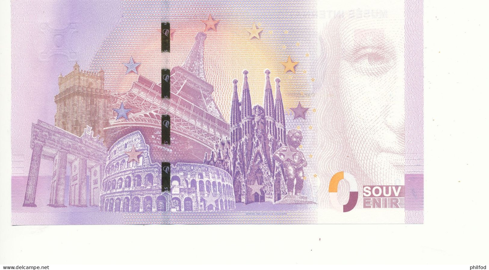 Billet Touristique 0 Euro - MUSÉE INTERNATIONAL D'HORLOGERIE - CHAT - 2018-1 - N° 1604 - Altri & Non Classificati
