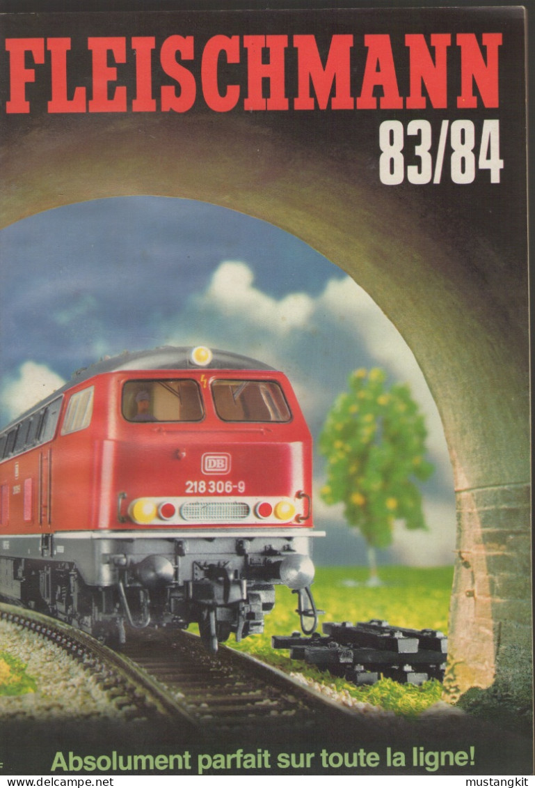 CATALOGUE DE TRAIN FLEISCHMANN DE 1983 / 1984  EN FRANCAIS DE 98 PAGES - Andere & Zonder Classificatie