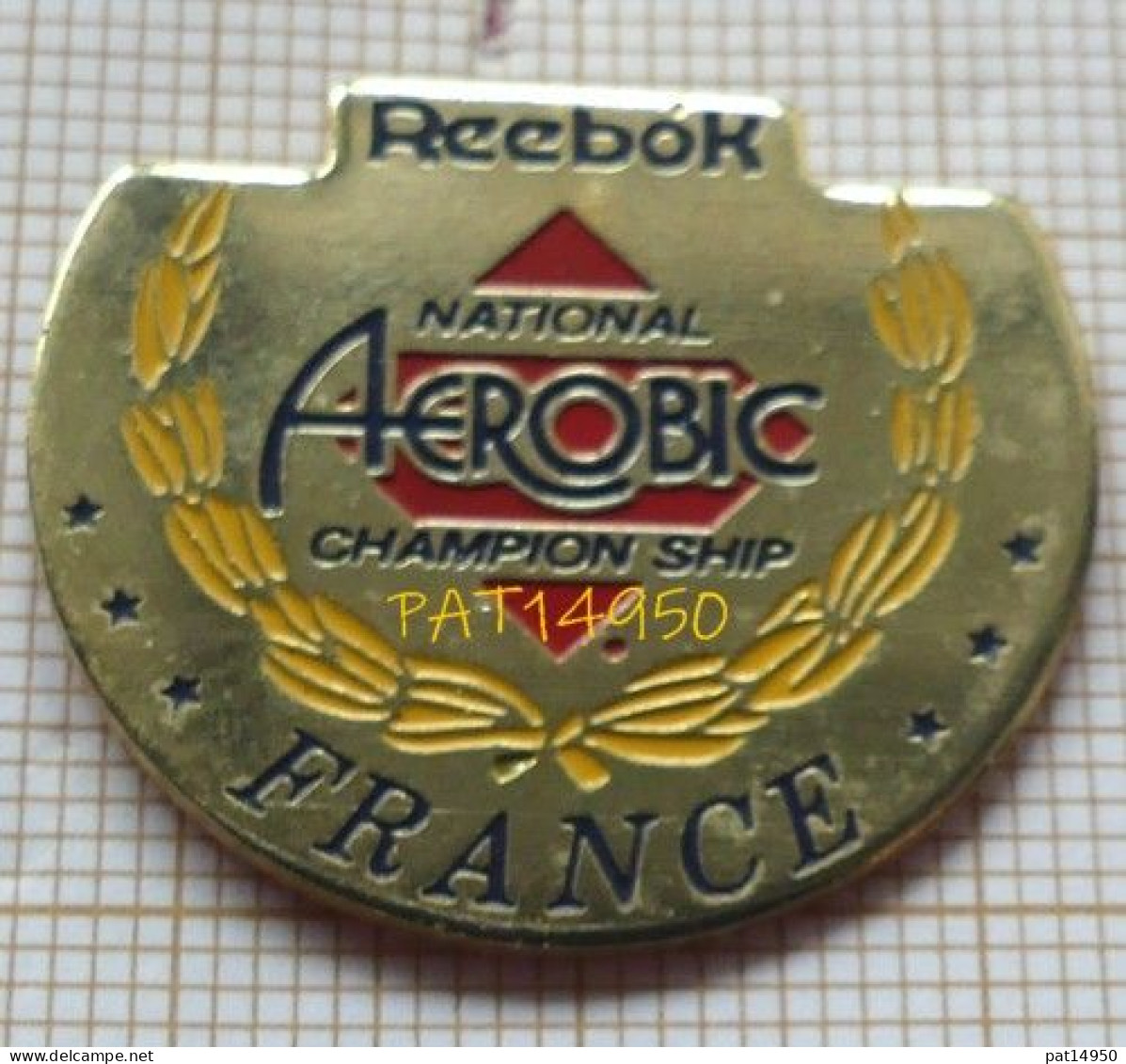 PAT14950 AEROBIC  NATIONAL CHAMPION SHIP FRANCE   Sponsor REEBOK - Gymnastiek