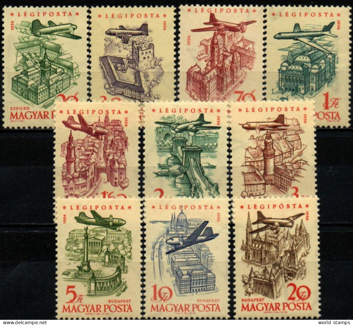 HONGRIE 1958-9 ** - Unused Stamps