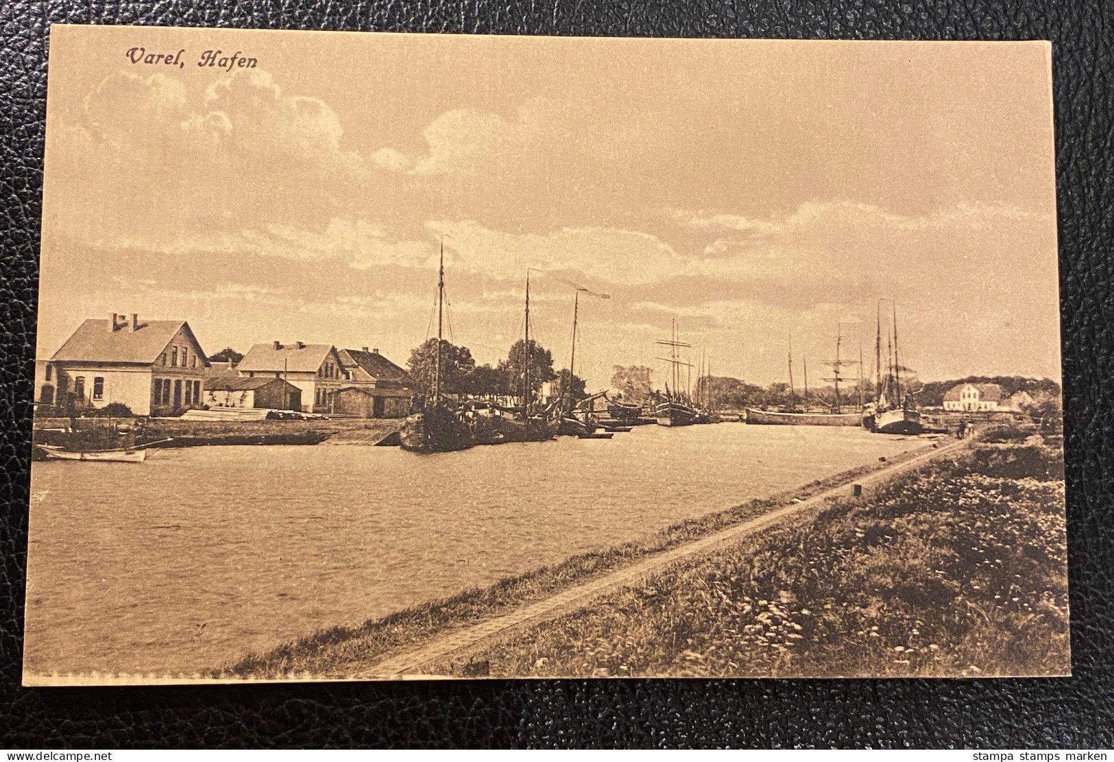 AK Varel Hafen Ca. 1920-30 Nicht Gelaufen - Varel