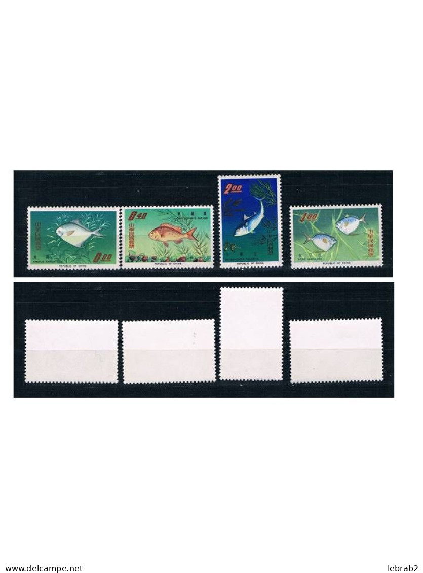 Taiwan China Mint Lot With Fishes Mi 576-79 **, Bl 23 **etc; D4819 - Collezioni & Lotti