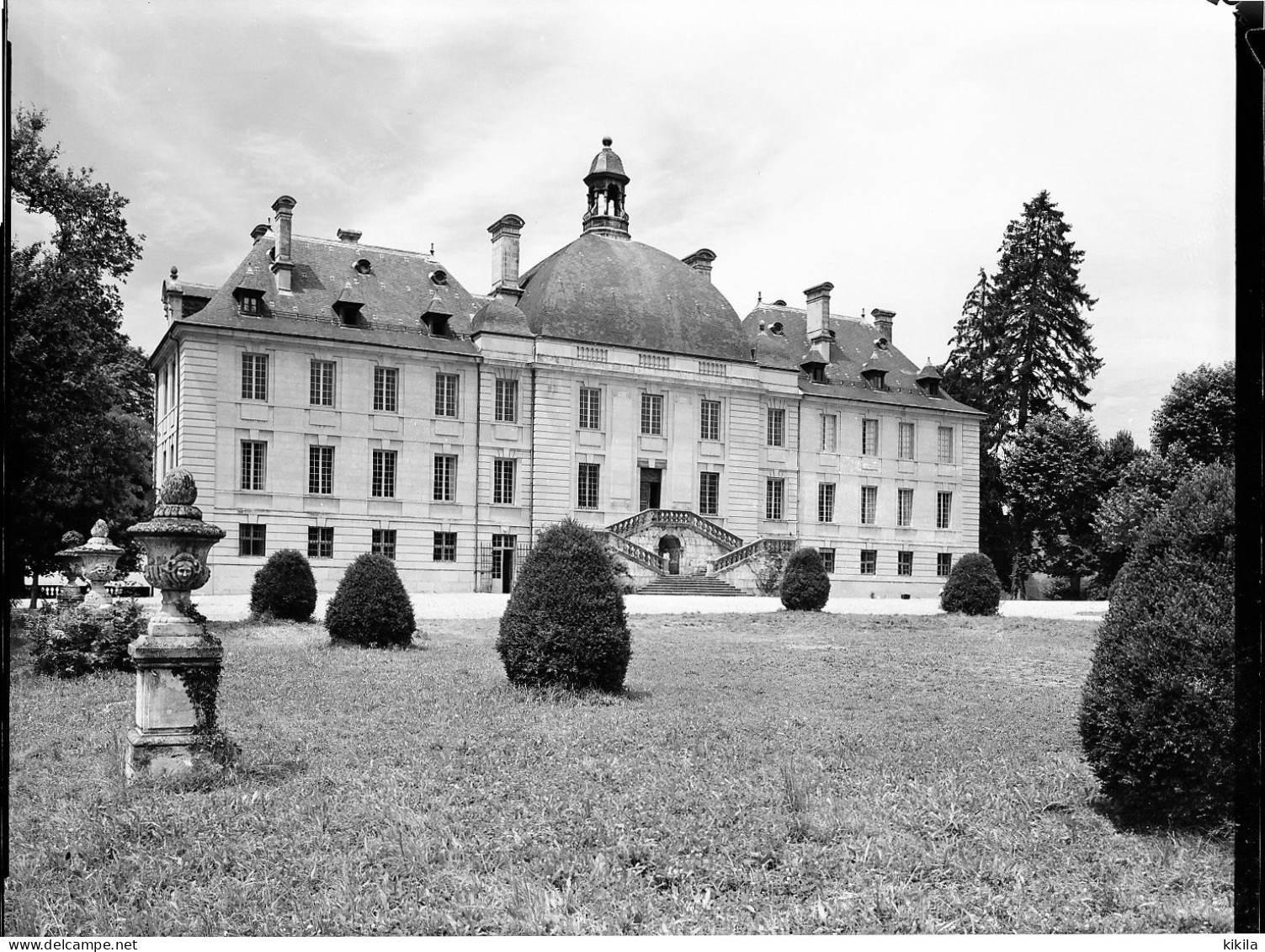 CPSM Dentelée 10.5 X 15 + Négatif   Isére  Château D'HERBEYS  Séjours De Vacances Tél. 4 à Brie Et Angonnes - Herbeys