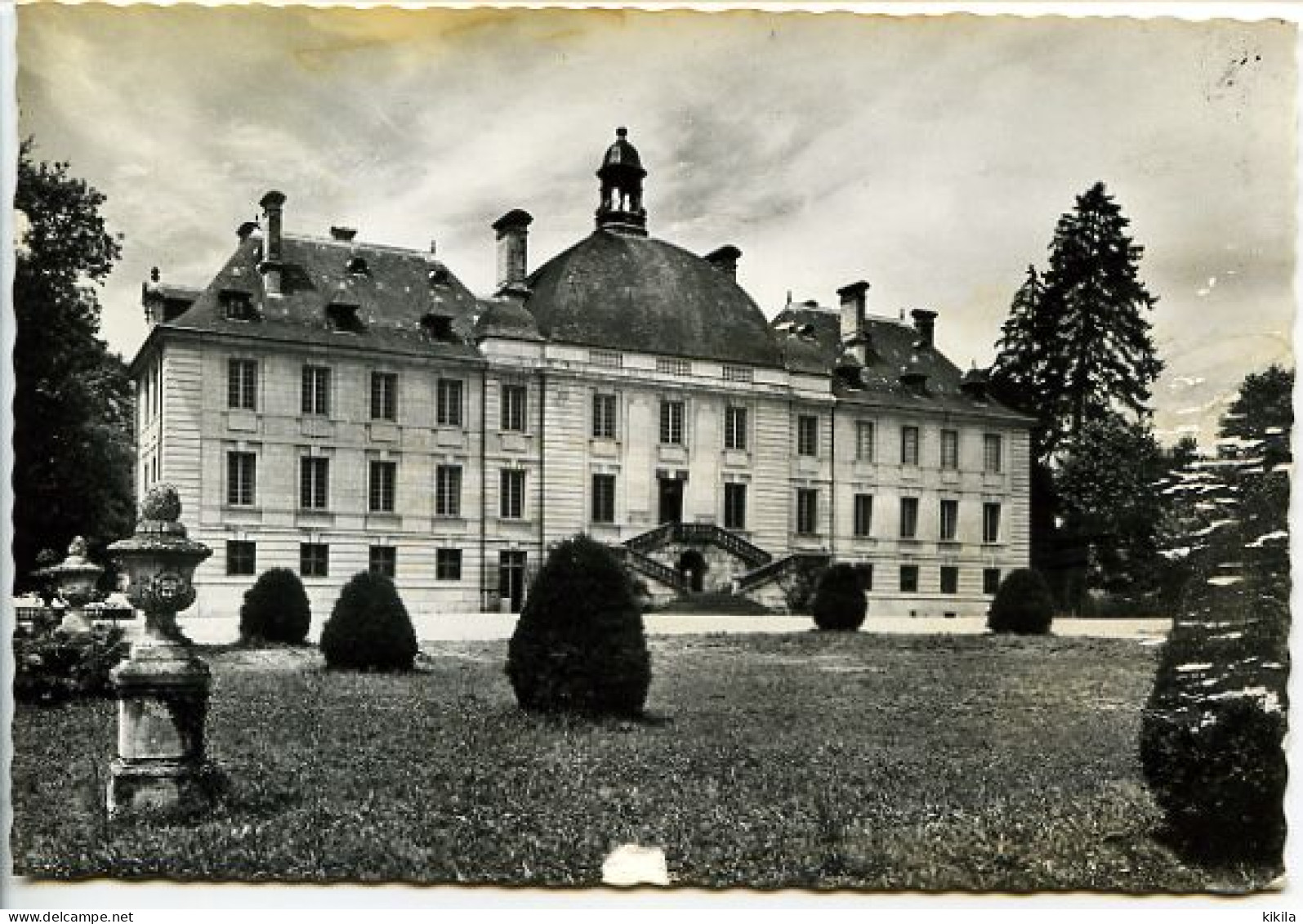 CPSM Dentelée 10.5 X 15 + Négatif   Isére  Château D'HERBEYS  Séjours De Vacances Tél. 4 à Brie Et Angonnes - Herbeys