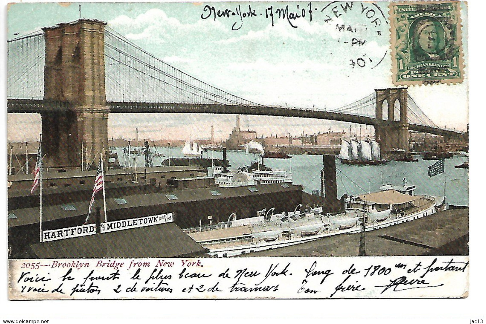 L200B1792 - Brooklyn Bridge Frrom New York N° 2055 - Brooklyn