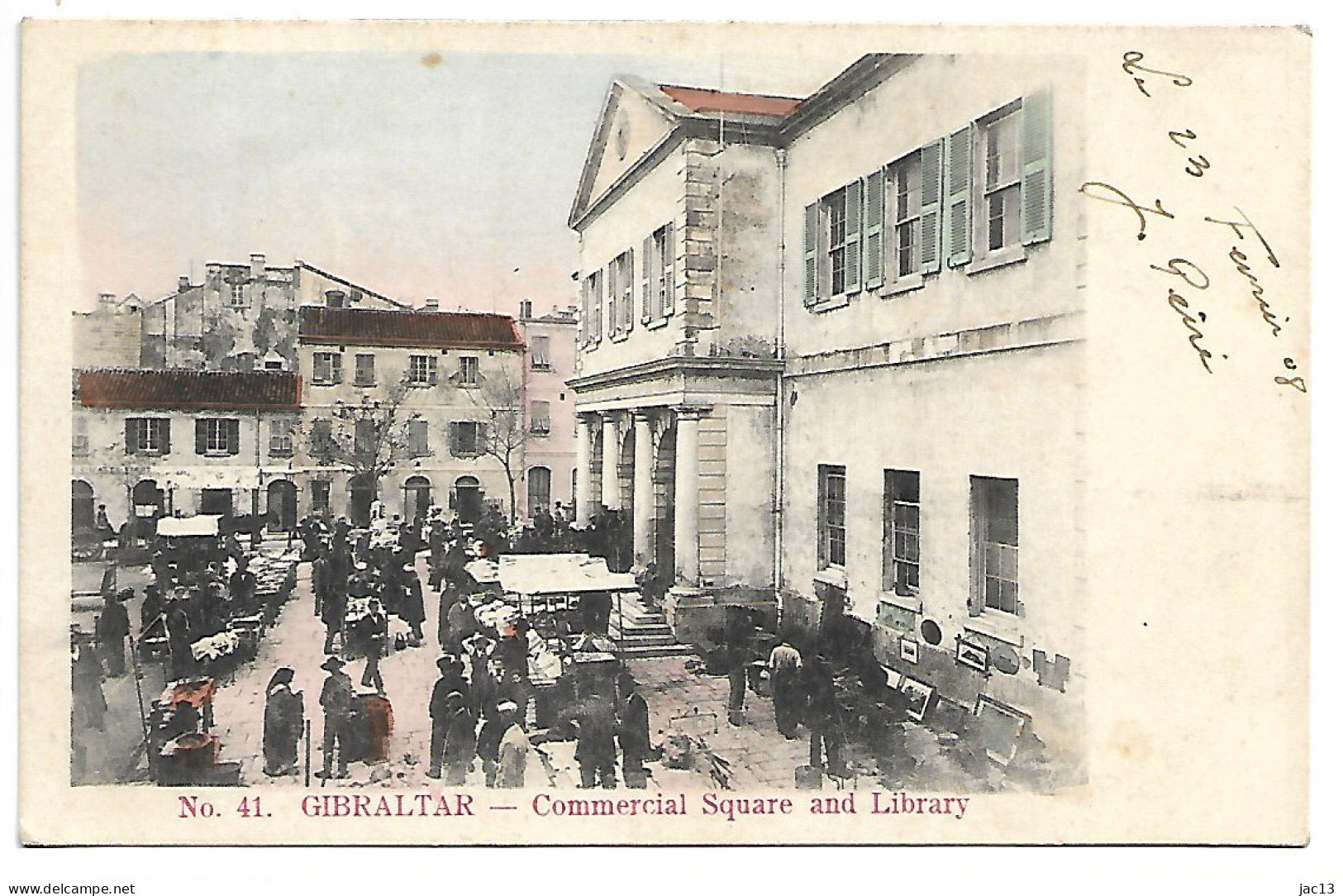 L200B1830 - Gibraltar - No 41 Commercial Square And Library - Gibraltar