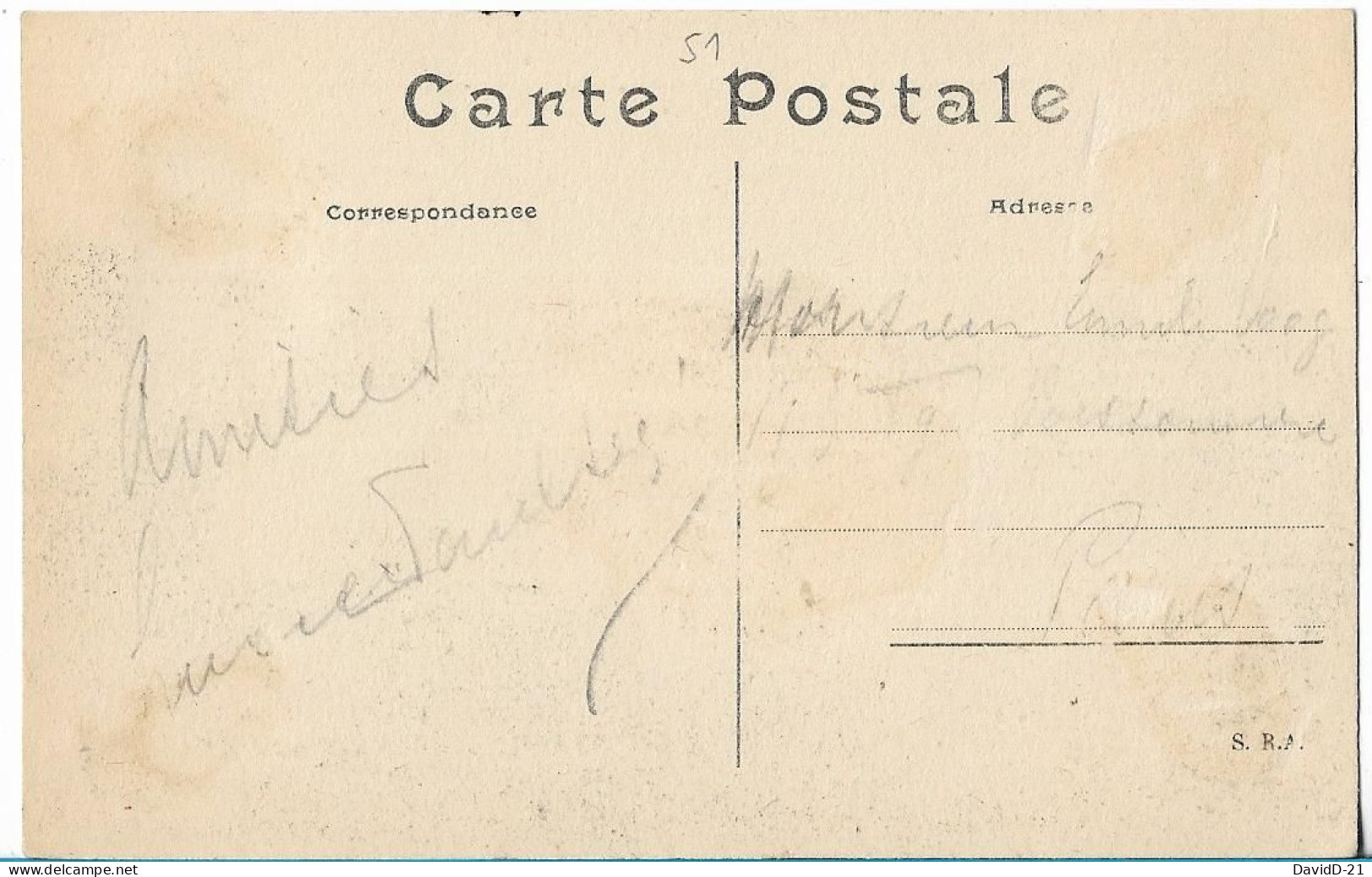 CPA AVIATION - Bétheny (25Août 1909) - DE LAMBERT Sur Appareil Wright-Ariel Passant Devant Le Chronomètreur - Meetings