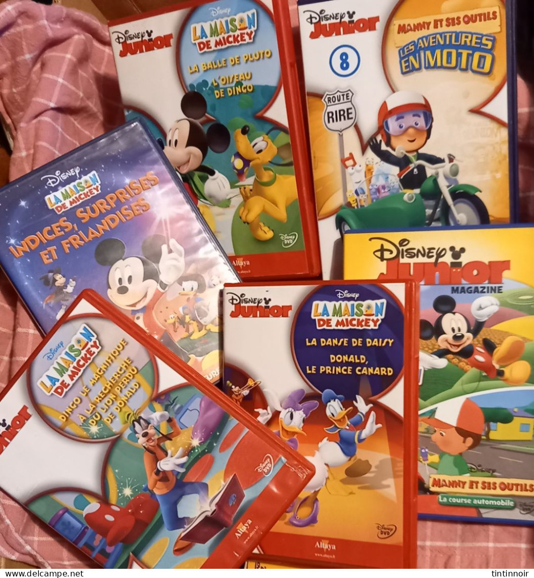 Lot De 6 Dvd Disney Junior Et La Maison De Mickey - Animation