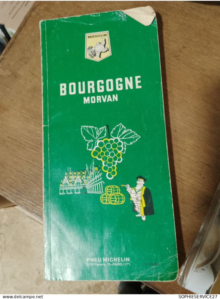 139 //  MICHELIN  / BOURGOGNE MORVAN 1968 - Michelin (guides)