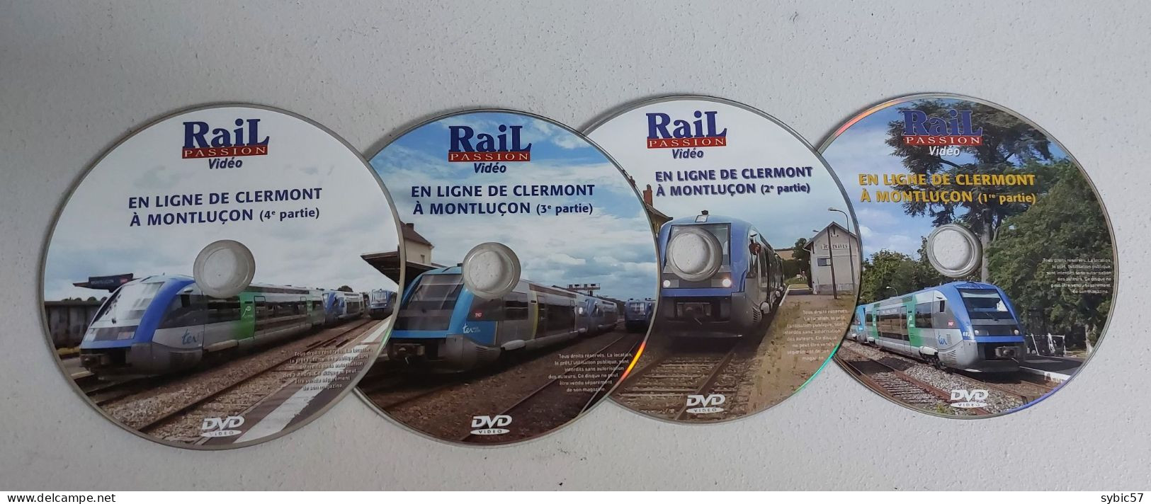 DVD Rail Passion "En Ligne De Clermont à Montluçon" - Dokumentarfilme