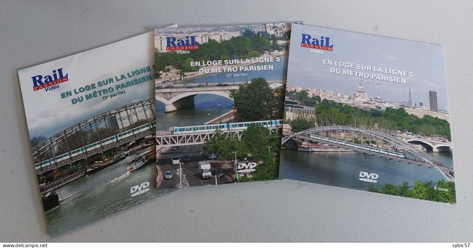 DVD Rail Passion "En Loge Sur La Ligne 5 Du Métro Parisien" - Documentaires