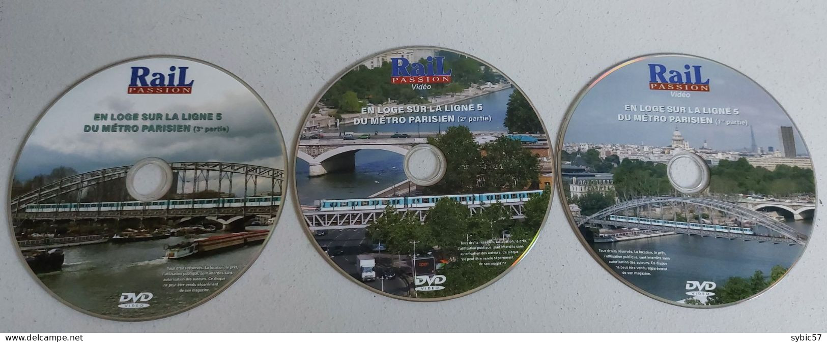 DVD Rail Passion "En Loge Sur La Ligne 5 Du Métro Parisien" - Documentaires