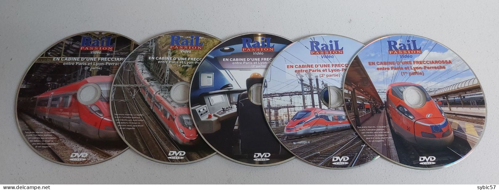 DVD Rail Passion "En Cabine D'une Frecciarossa Entre Paris Et Lyon Perrache" - Dokumentarfilme