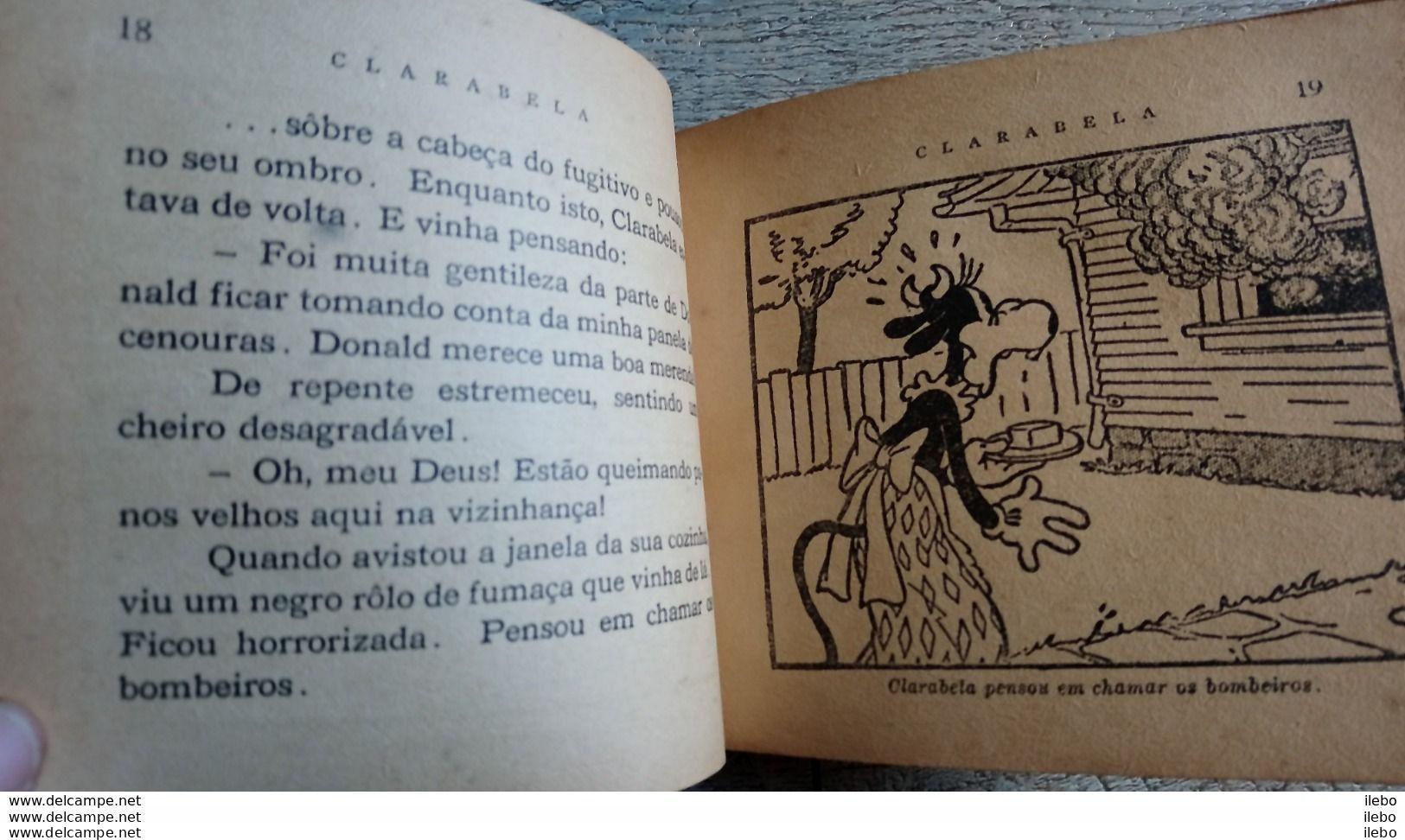 Clarabela Par Walt Disney 1947 Brésil Rio De Janeiro Portugais Rare Enfantina Clarabella - Disney