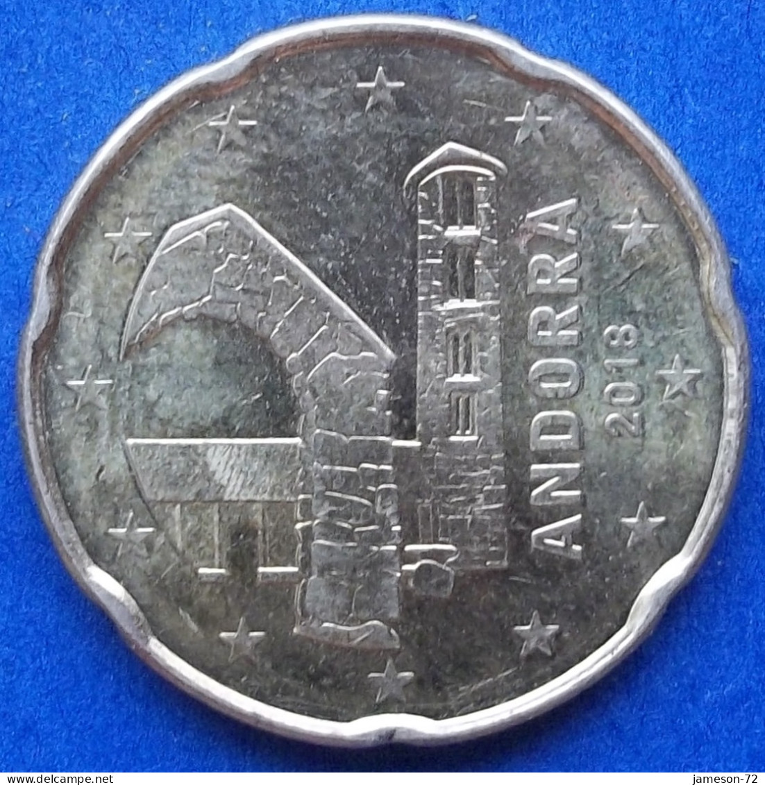 ANDORRA - 20 Euro Cents 2018 "Archway And Bell Tower Of Santa Coloma" KM# 524 - Edelweiss Coins - Andorra