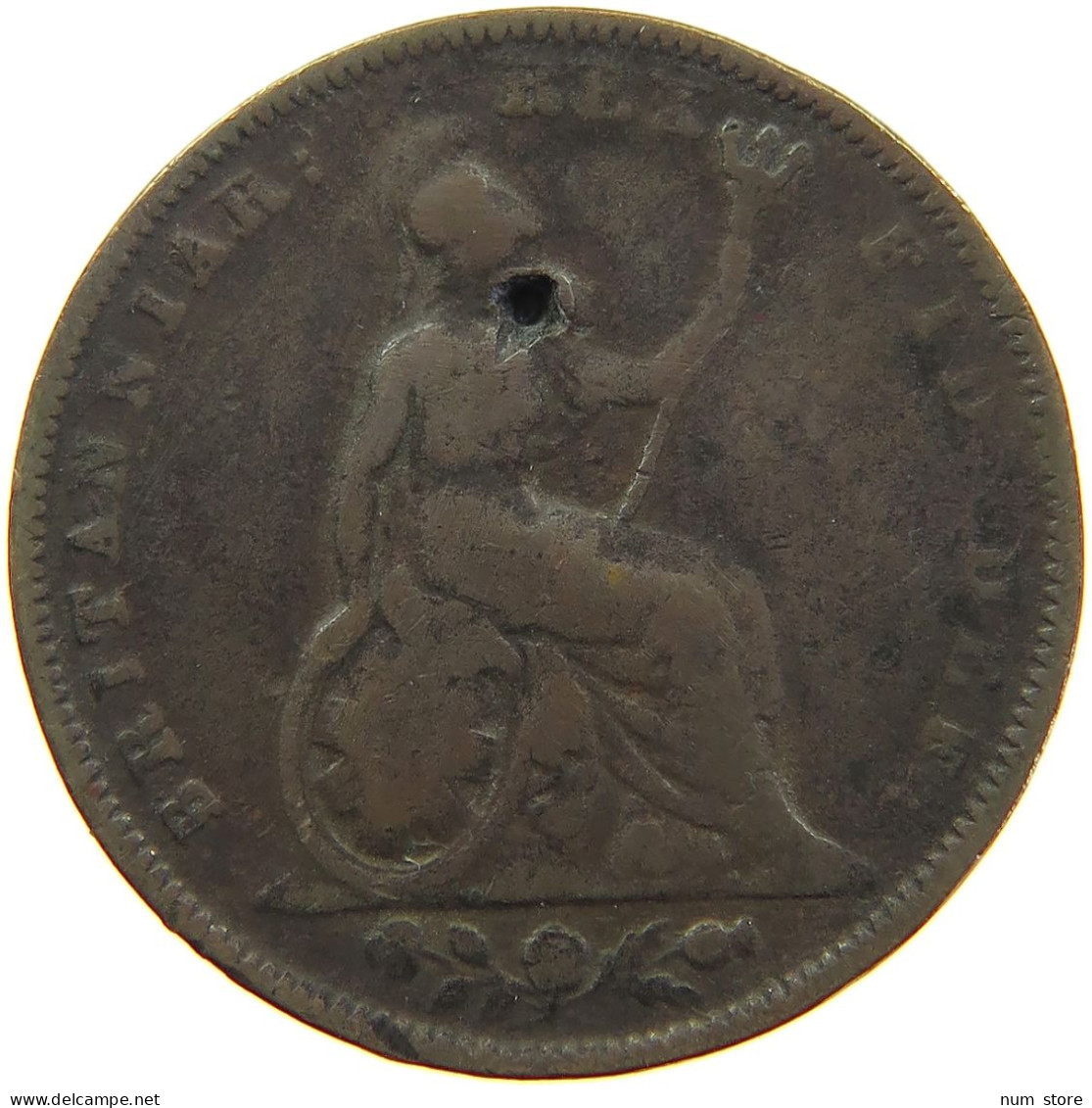 GREAT BRITAIN FARTHING 1826 GEORGE IV. (1820-1830) #s010 0027 - B. 1 Farthing