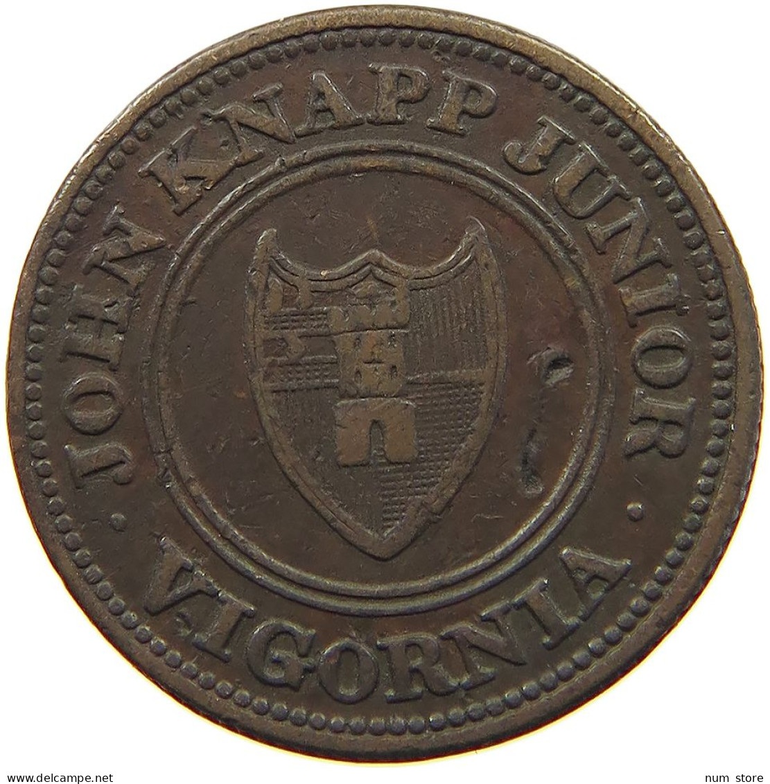 GREAT BRITAIN FARTHING 1813 GEORGE III. 1760-1820 VIGORNIA #a036 0737 - A. 1 Farthing