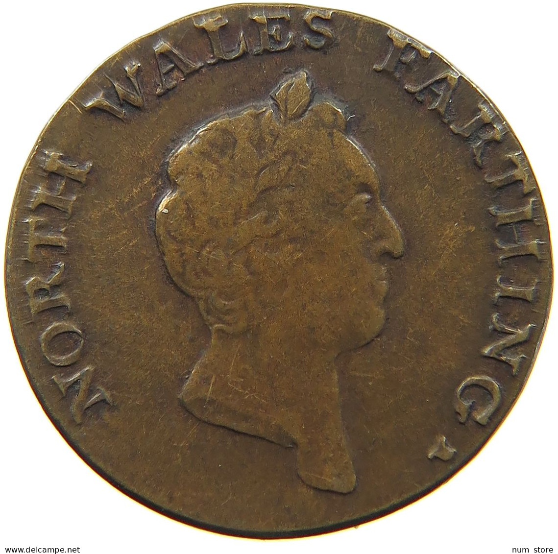 GREAT BRITAIN FARTHING 1793 GEORGE III. 1760-1820 #a036 0703 - A. 1 Farthing