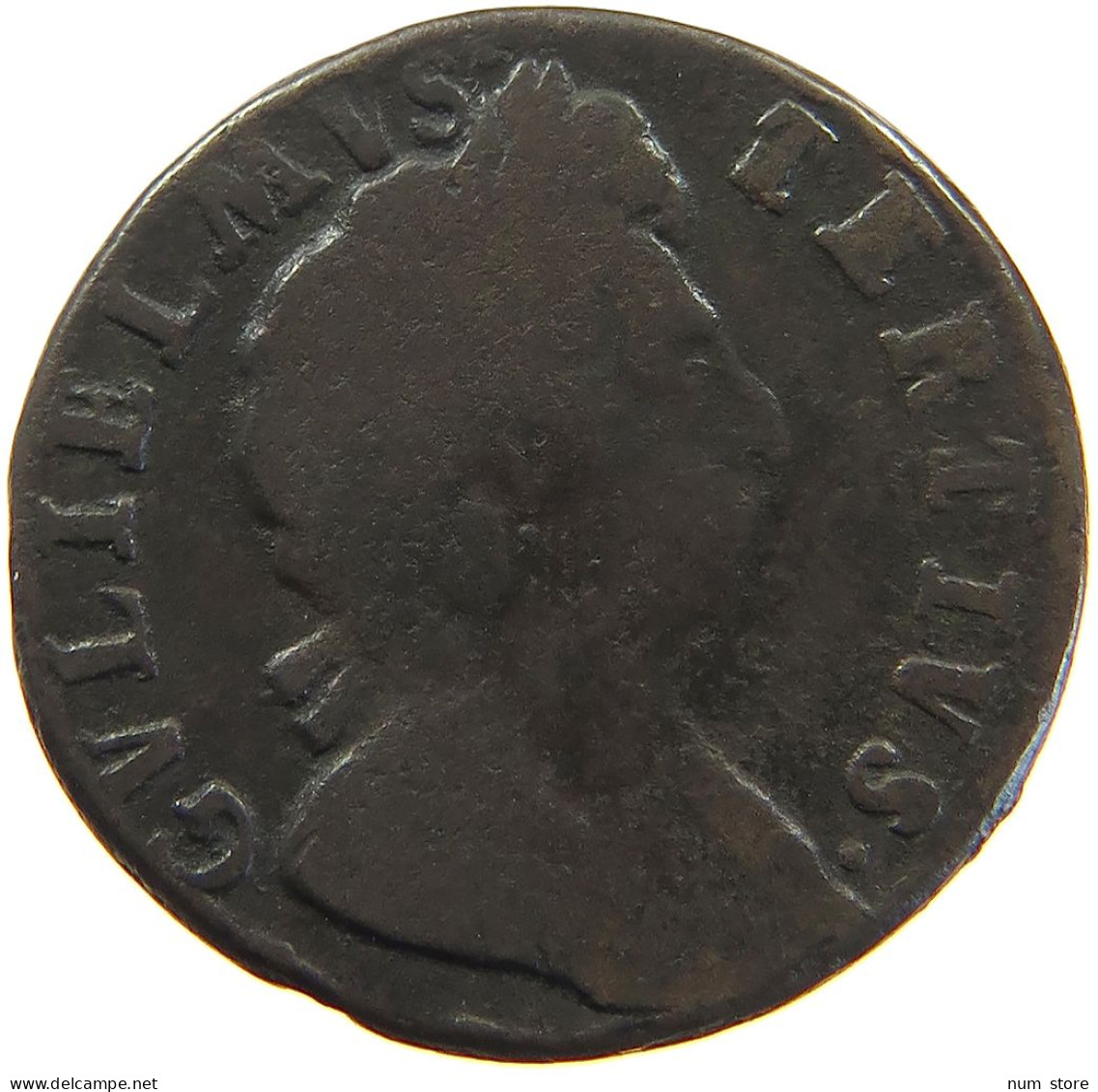 GREAT BRITAIN FARTHING 1699 WILLIAM III. (1694-1702) #t021 0143 - A. 1 Farthing