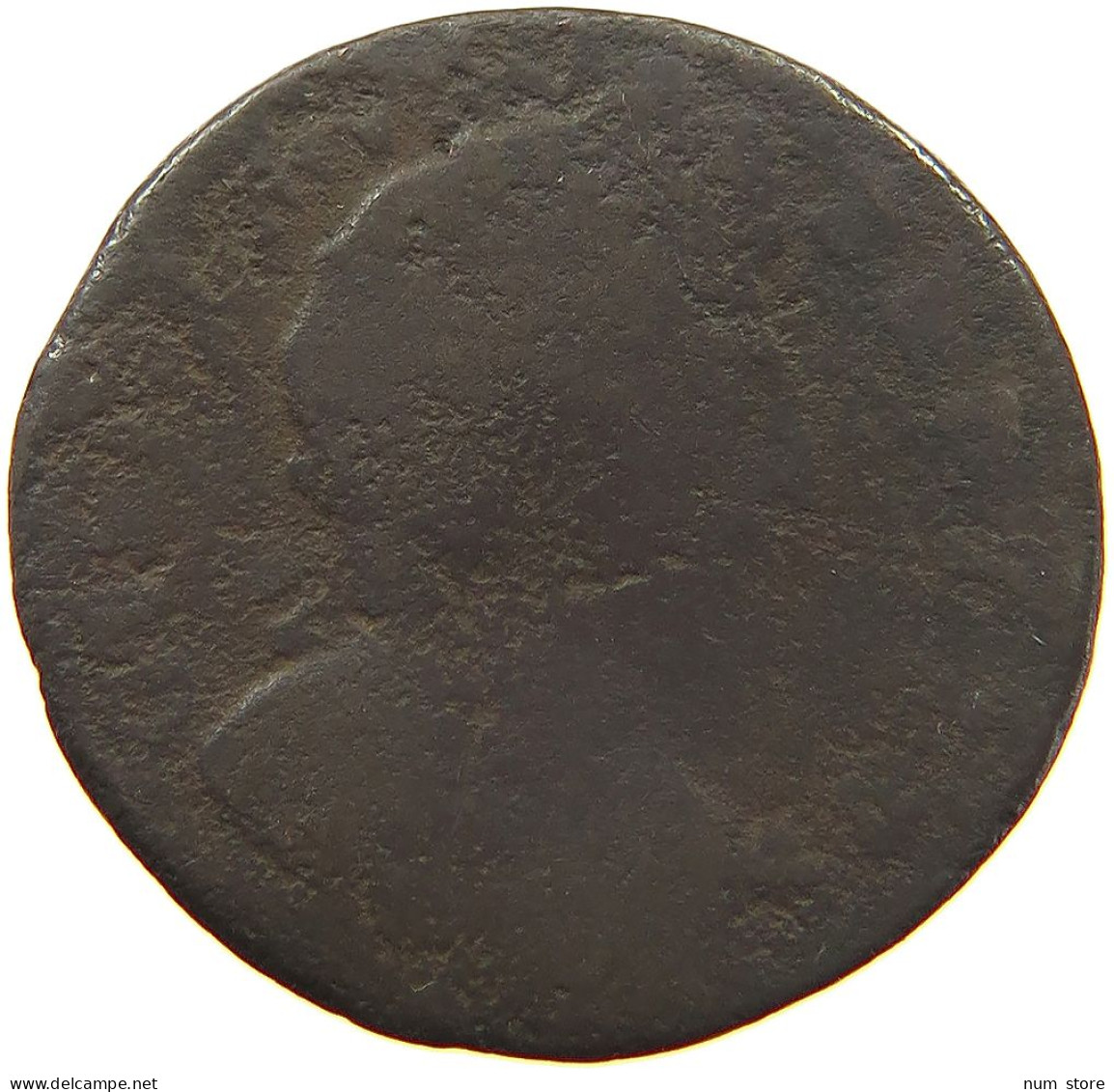 GREAT BRITAIN FARTHING 1697 WILLIAM III. (1694-1702) #a016 0259 - A. 1 Farthing