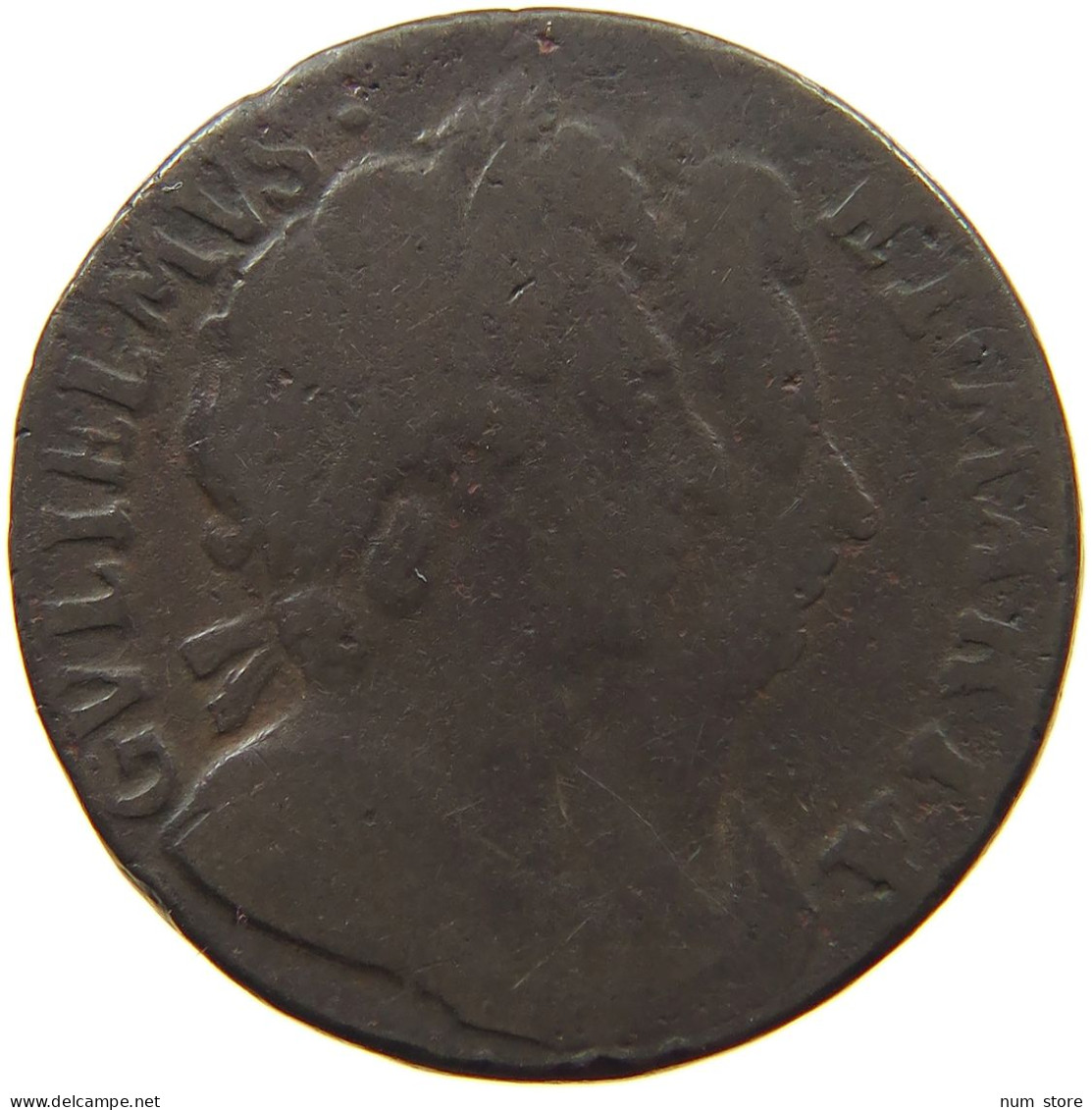 GREAT BRITAIN FARTHING 1694 William And Mary (1689-1694) #t149 0245 - A. 1 Farthing