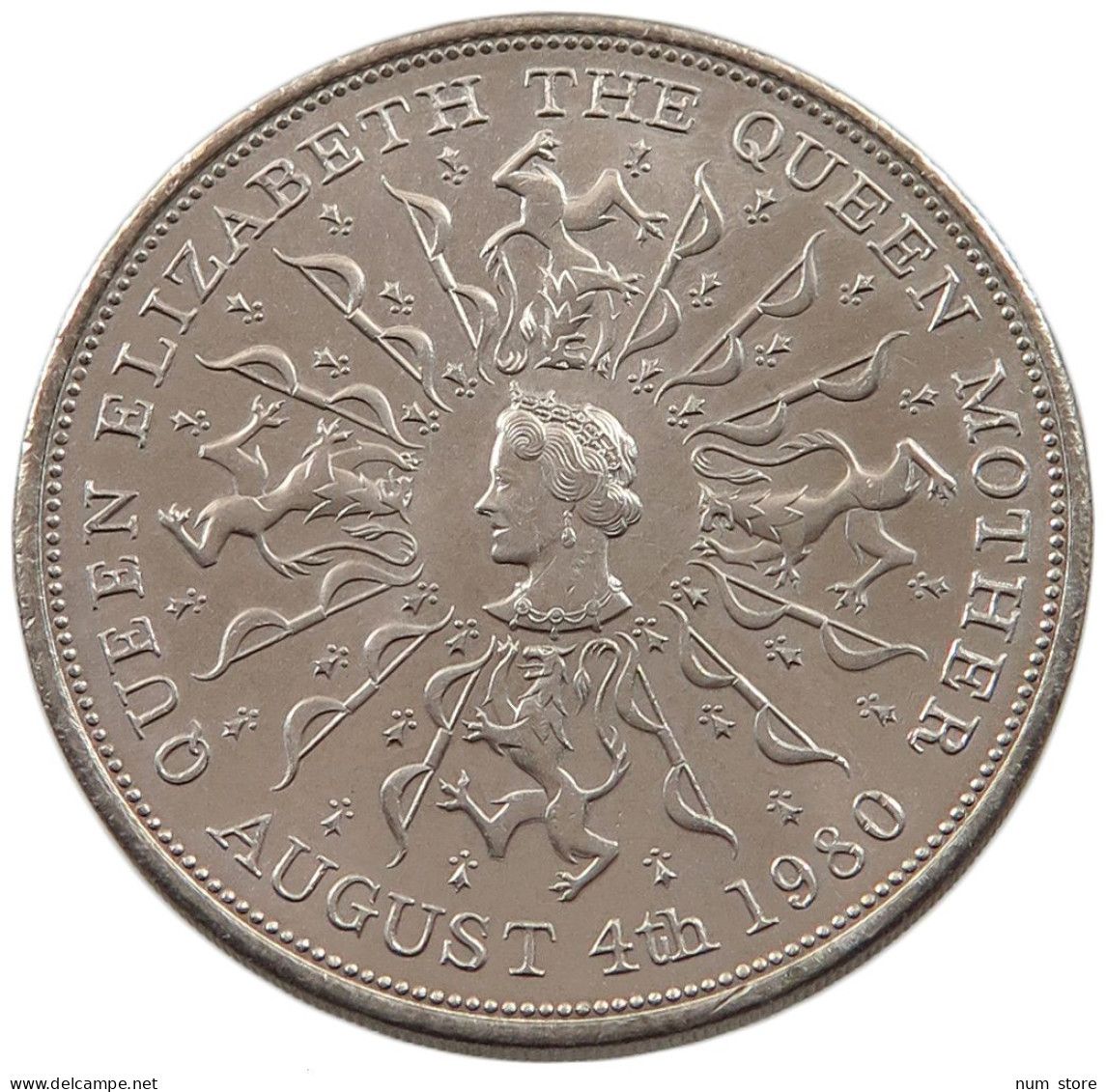 GREAT BRITAIN CROWN 1980 Elisabeth II. (1952-) #alb021 0077 - L. 1 Crown