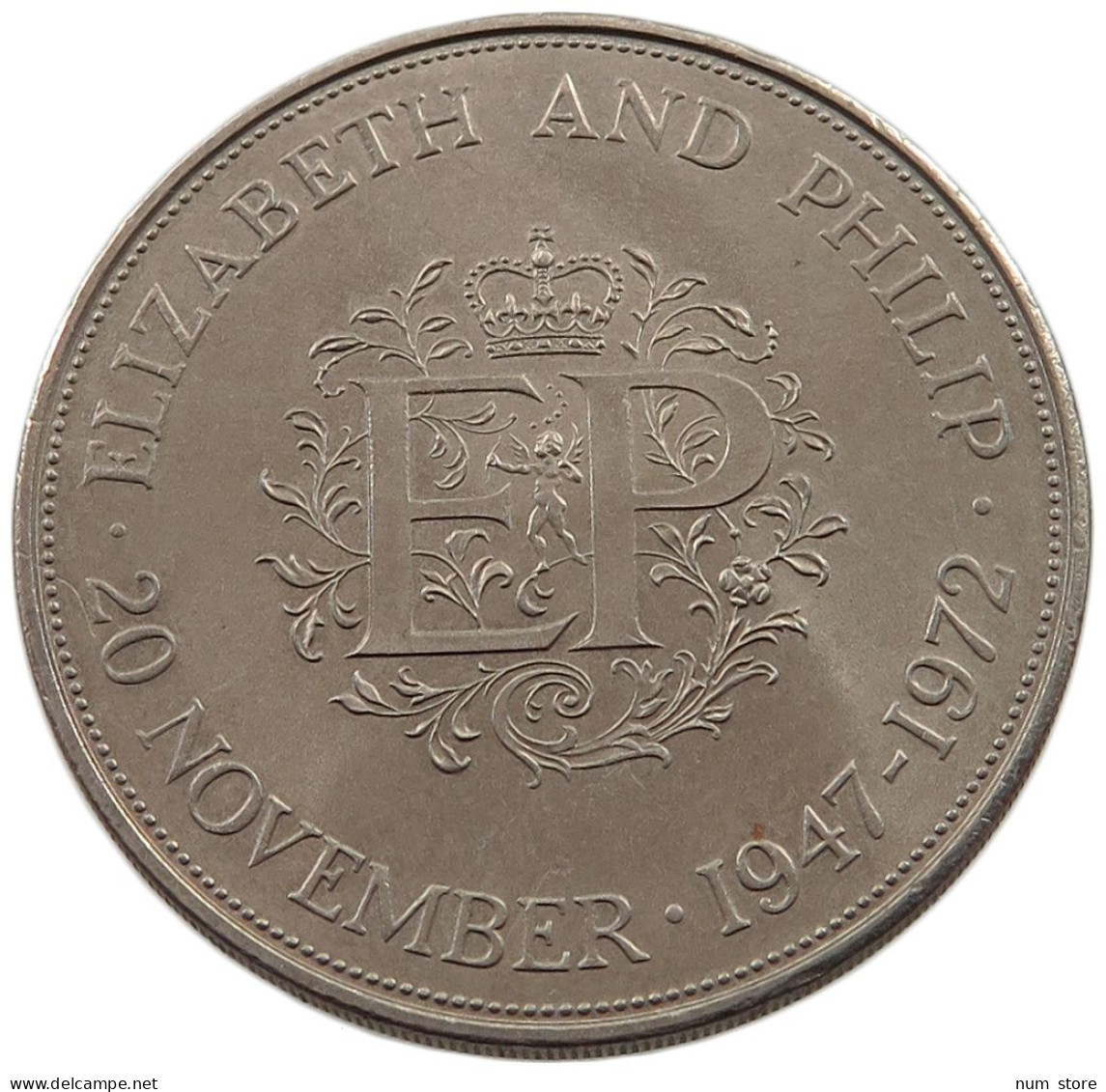 GREAT BRITAIN CROWN 1972 Elisabeth II. (1952-) #alb021 0073 - L. 1 Crown