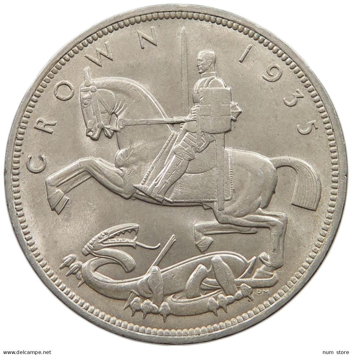 GREAT BRITAIN CROWN 1935 George V. (1910-1936) #t155 0085 - L. 1 Crown