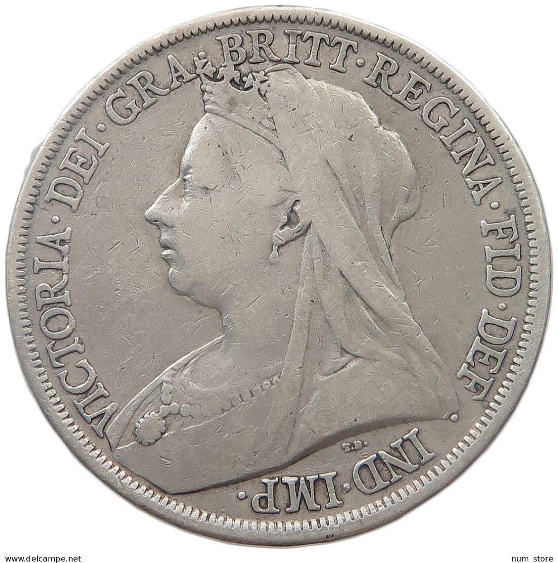 GREAT BRITAIN CROWN 1893 Victoria 1837-1901 #t094 0117 - M. 1 Crown