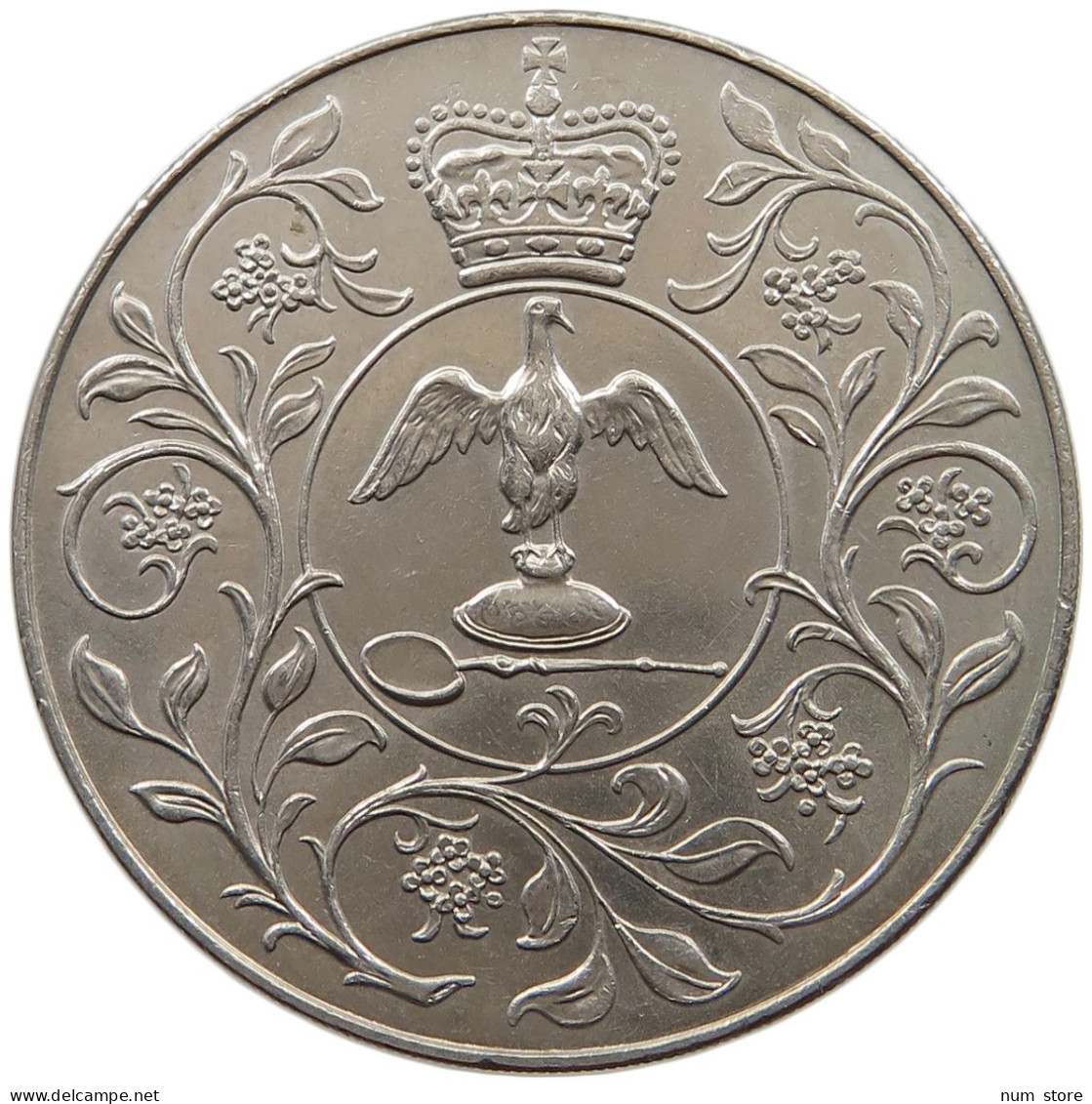 GREAT BRITAIN 5 SHILLINGS 1977 Elisabeth II. (1952-) #a096 0221 - L. 1 Crown