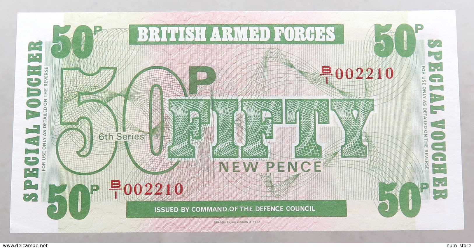 GREAT BRITAIN 50 PENCE  BRITISH ARMED FORCES #alb049 0155 - British Armed Forces & Special Vouchers