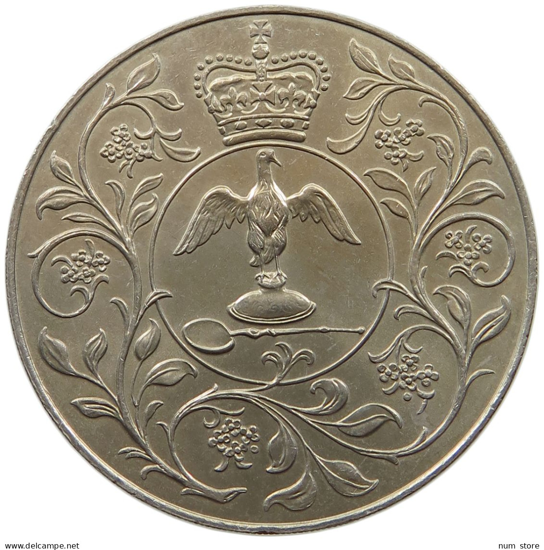 GREAT BRITAIN 5 SHILLINGS 1977 Elisabeth II. (1952-) #a096 0217 - L. 1 Crown