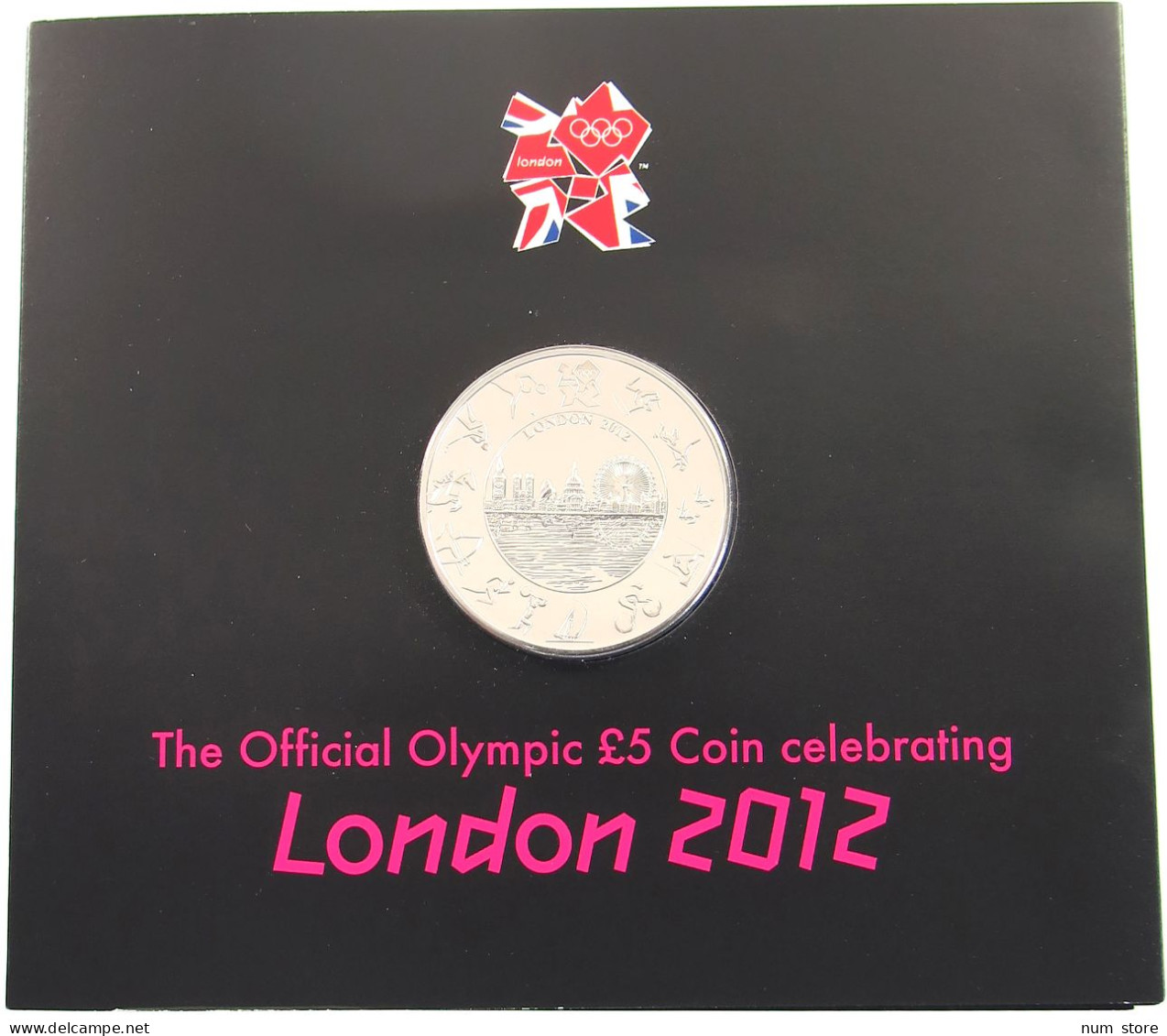 GREAT BRITAIN 5 POUNDS 2012 LONDON #ns04 0005 - 5 Pounds
