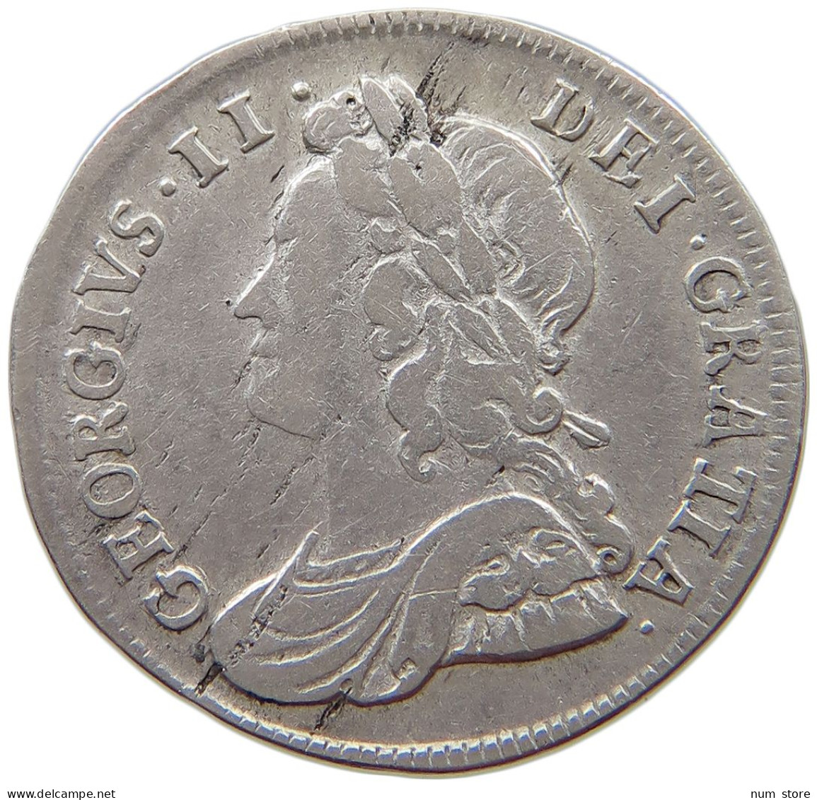 GREAT BRITAIN 4 PENCE 1739 George II. 1727-1760. MAUNDY #t148 0605 - F. 4 Pence/ Groat