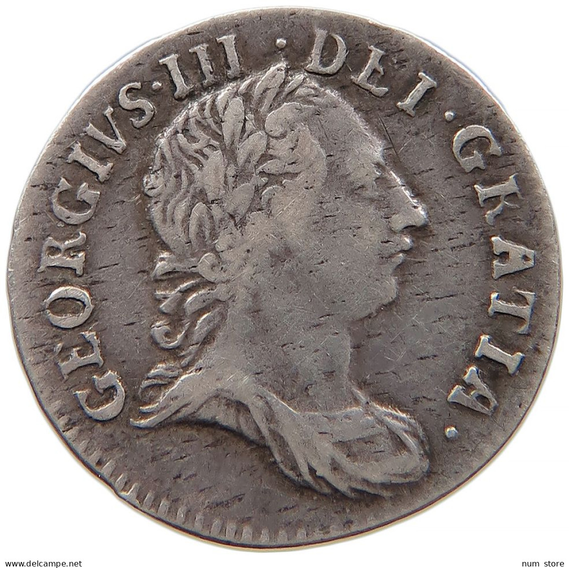 GREAT BRITAIN 3 PENCE MAUNDY 1762 GEORGE III. 1760-1820 #t021 0107 - E. 3 Pence