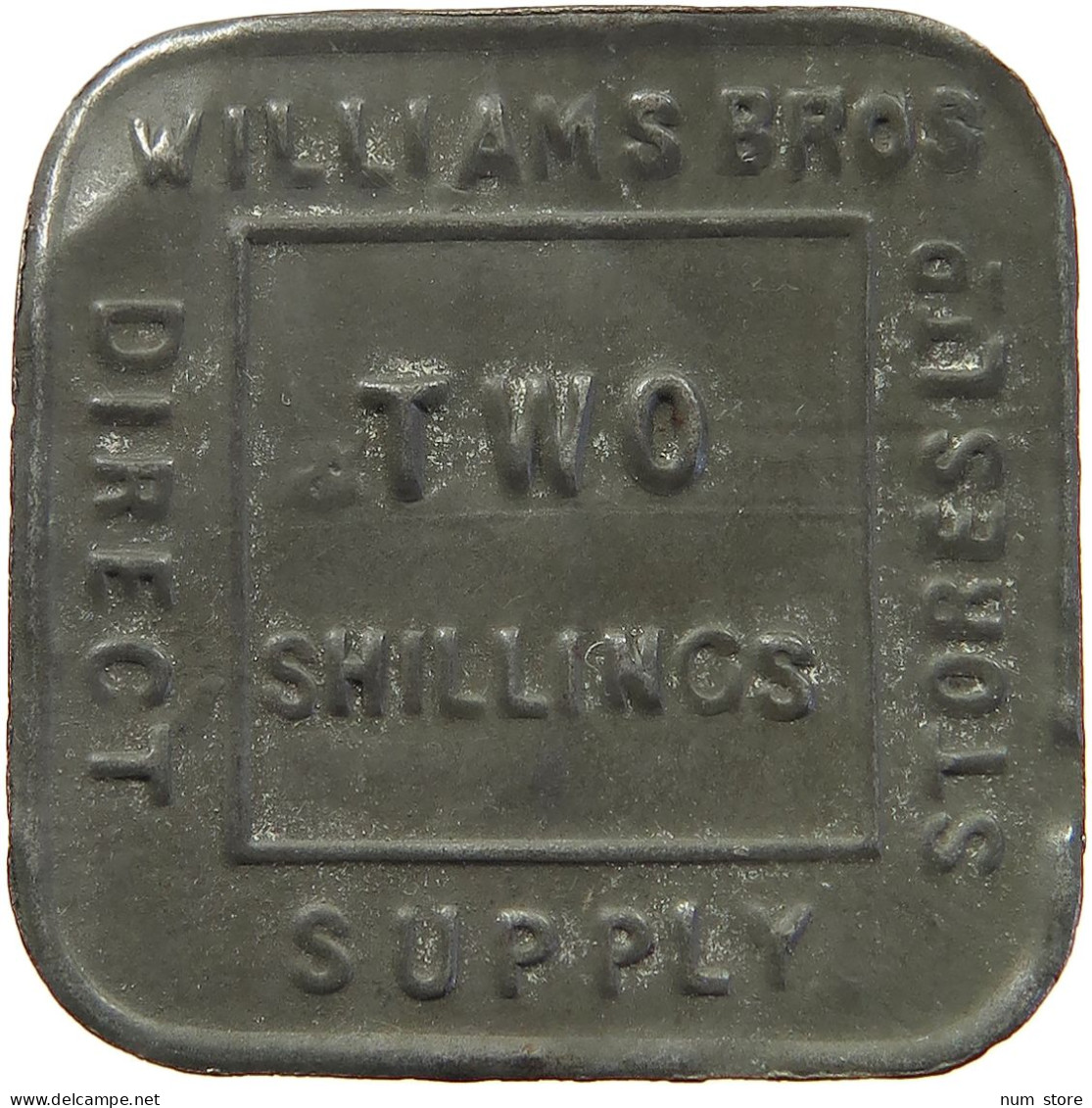 GREAT BRITAIN 2 SHILLINGS  2 SHILLINGS WILLIAM BROS #c054 0299 - J. 1 Florin / 2 Schillings