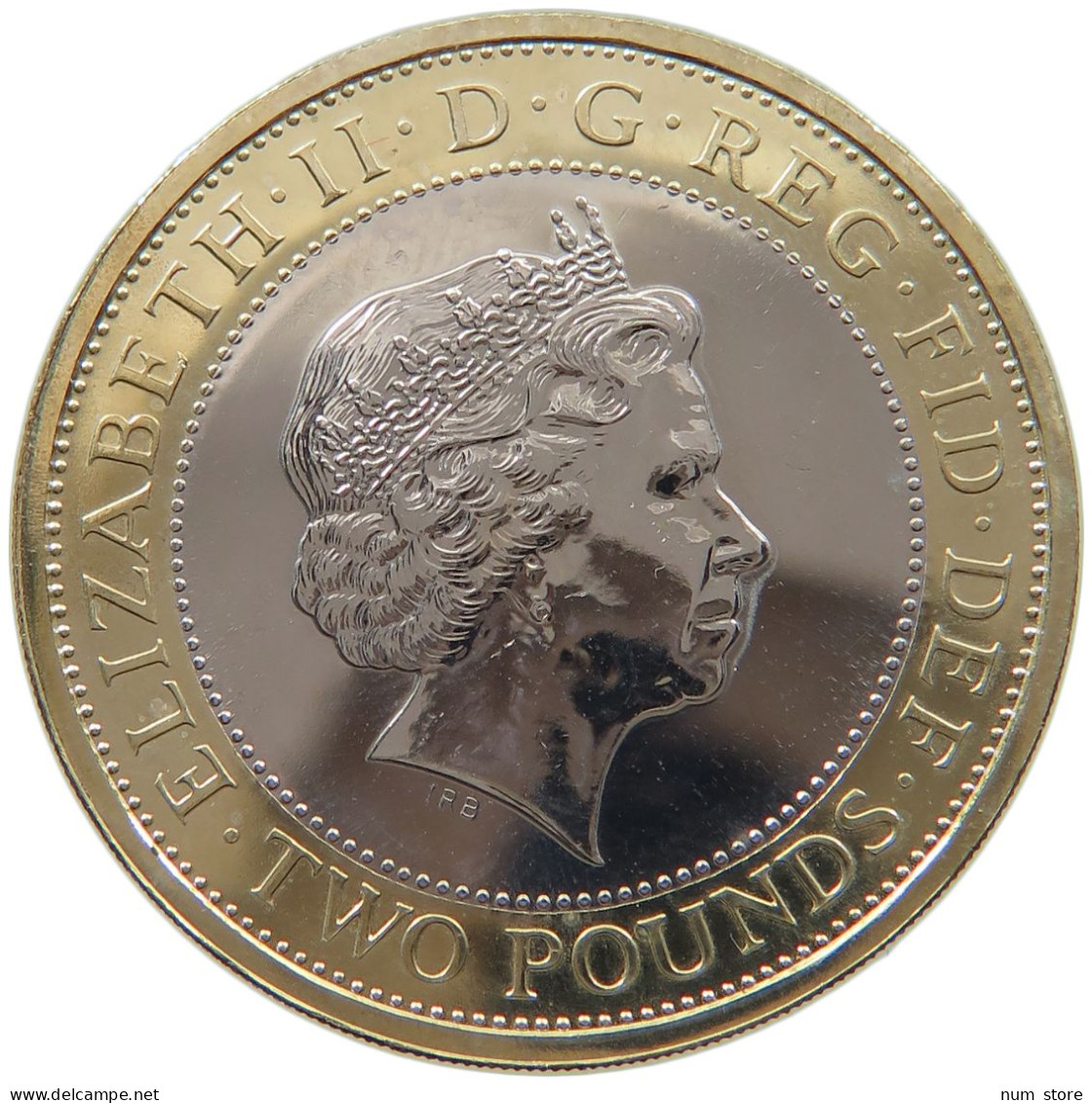 GREAT BRITAIN 2 POUNDS 2012 Elisabeth II. (1952-) LONDON BEIJING #c053 0307 - 2 Pond