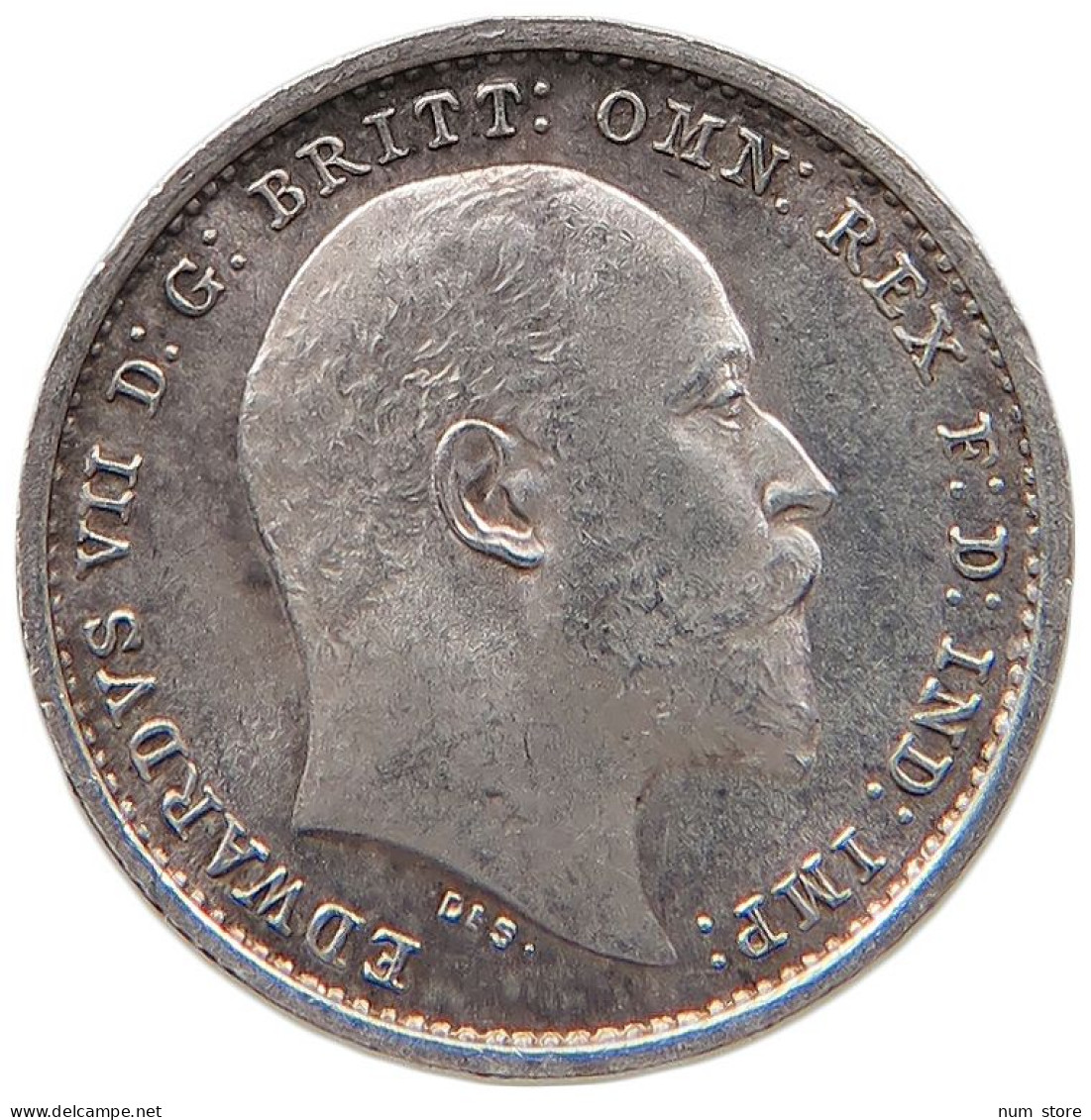 GREAT BRITAIN 2 PENCE MAUNDY 1908 Edward VII., 1901 - 1910 #t021 0105 - E. 2 Pence