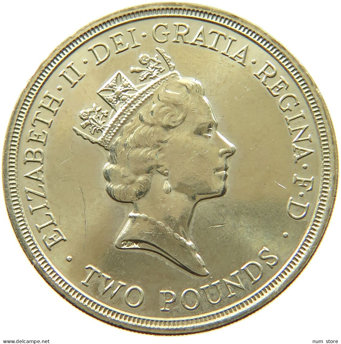 GREAT BRITAIN 2 POUNDS 1989 Elisabeth II. (1952-) #s035 0485 - 2 Pond