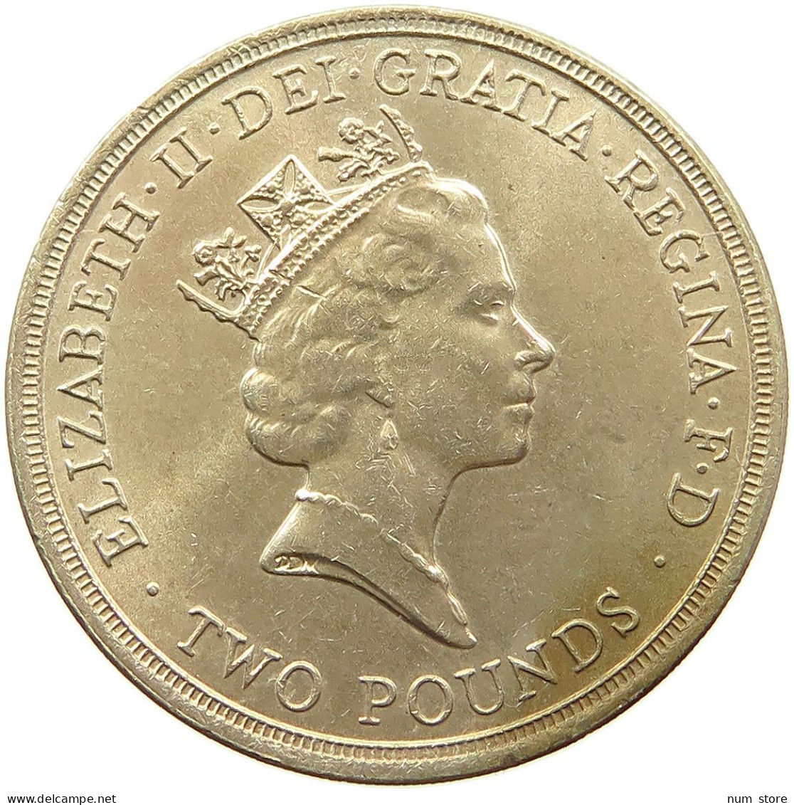 GREAT BRITAIN 2 POUNDS 1986 Elisabeth II. (1952-) #s055 0721 - 2 Pounds