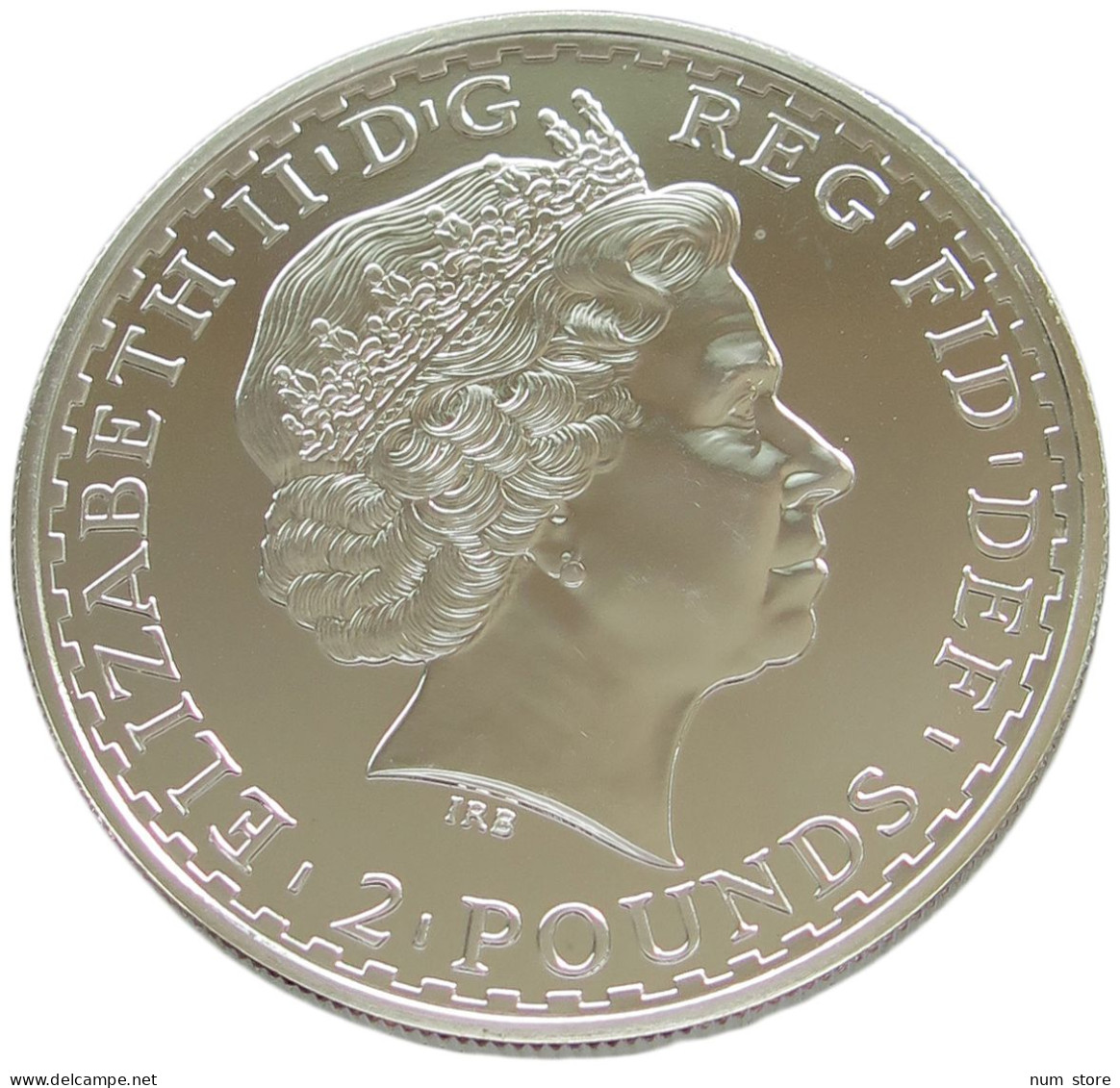 GREAT BRITAIN 2 POUNDS 2007 Elisabeth II. (1952-) #w029 0703 - 2 Pond